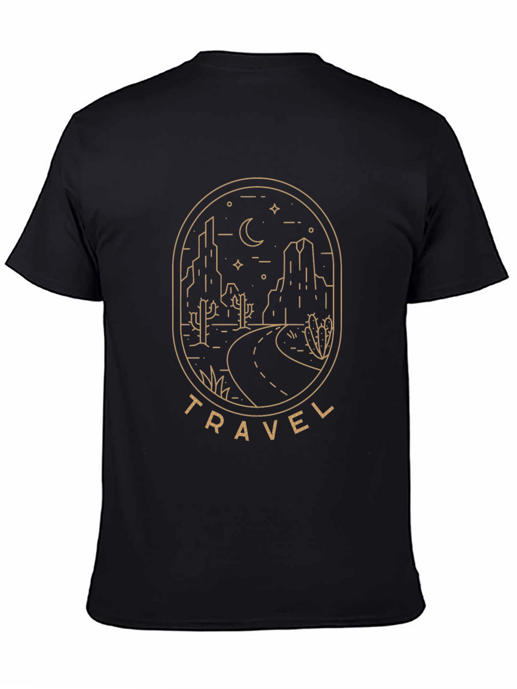 Travel Adventure Graphic Tee - Desert Road