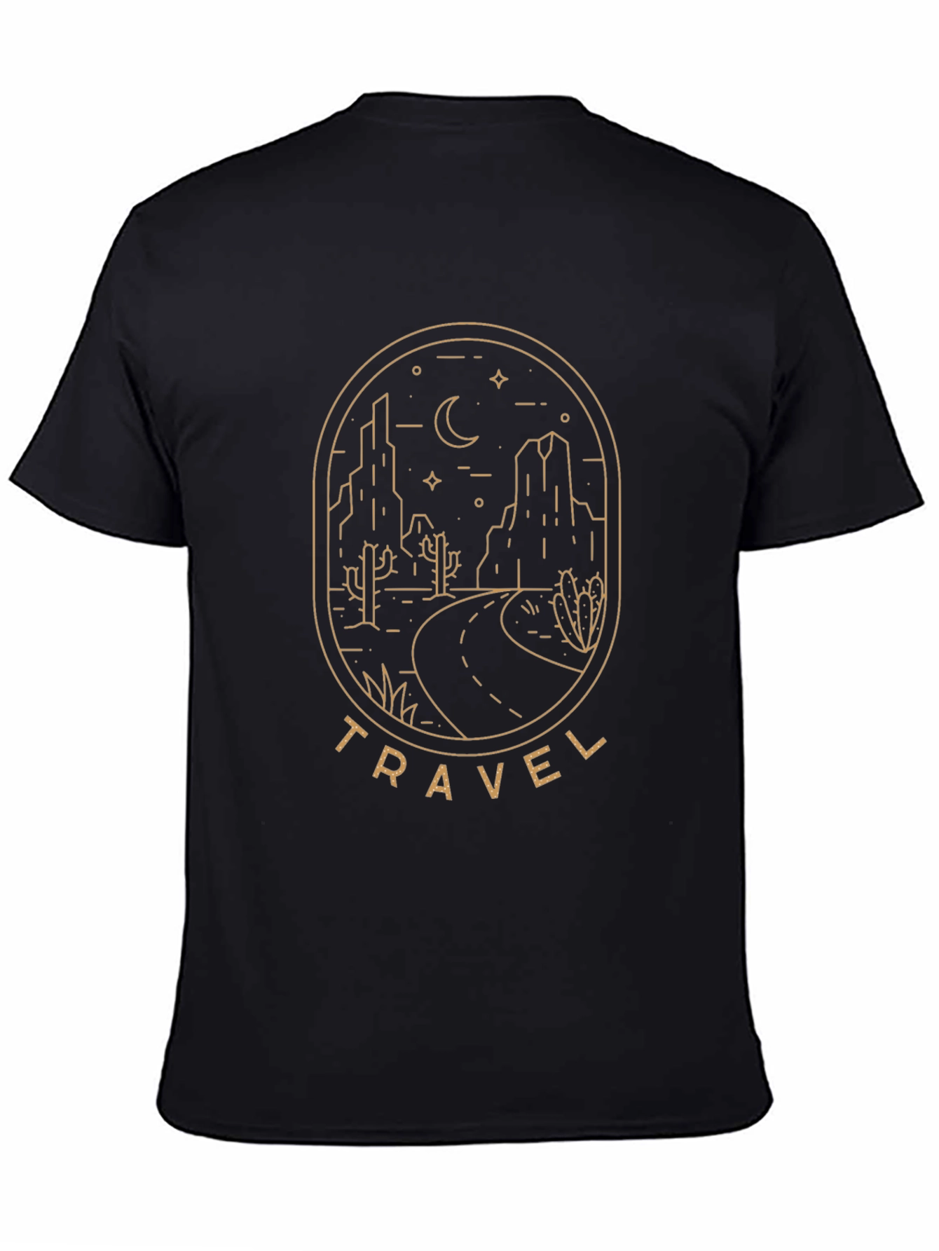 Travel Adventure Graphic Tee - Desert Road