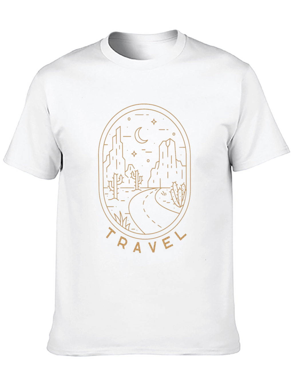 Travel Adventure Graphic Tee - Desert Road