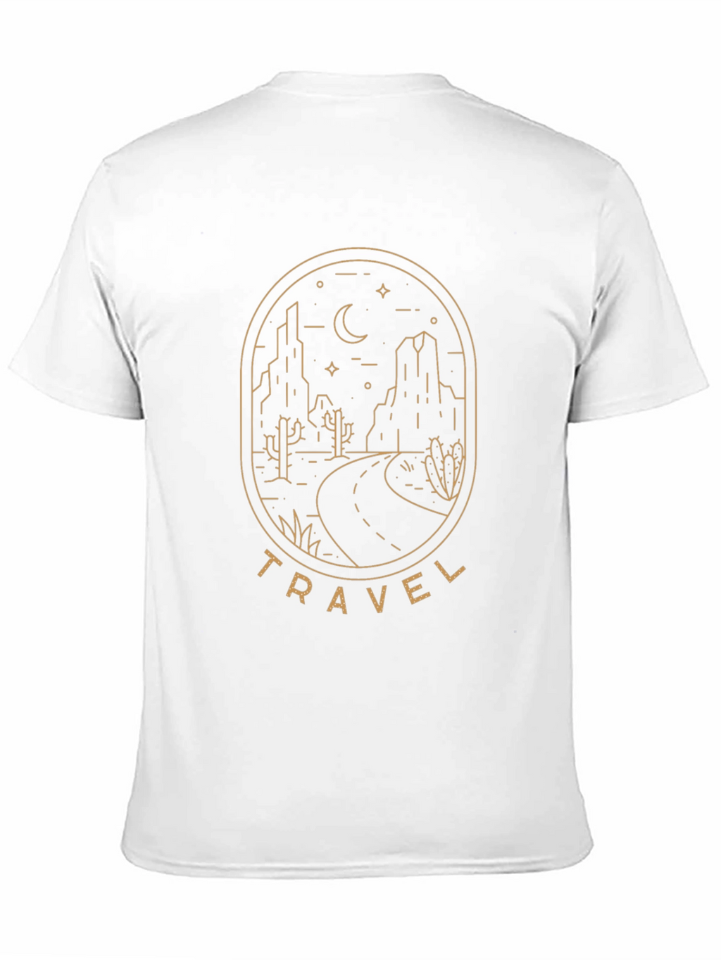 Travel Adventure Graphic Tee - Desert Road
