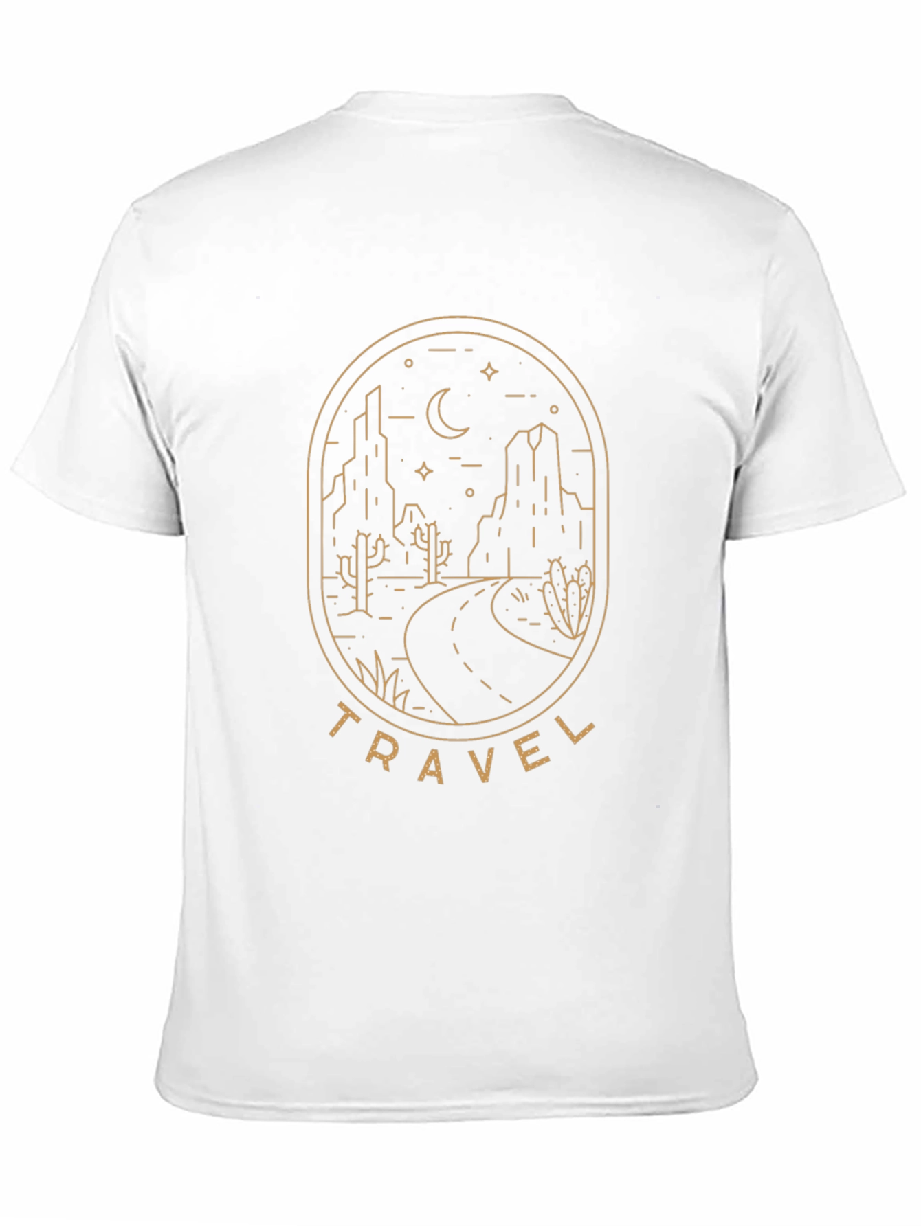 Travel Adventure Graphic Tee - Desert Road