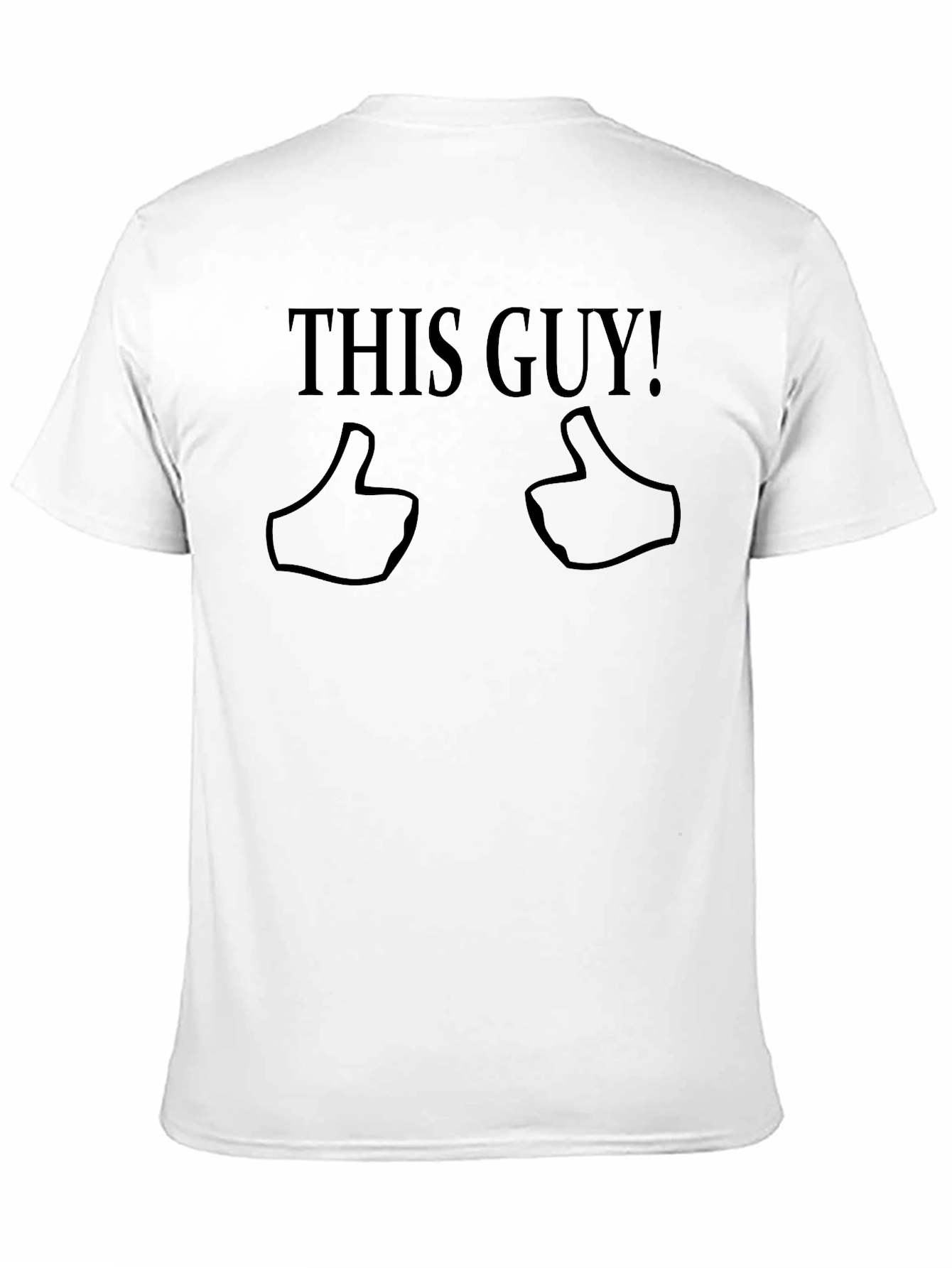 This Guy! Novelty Graphic T-Shirt - Black Cotton Tee