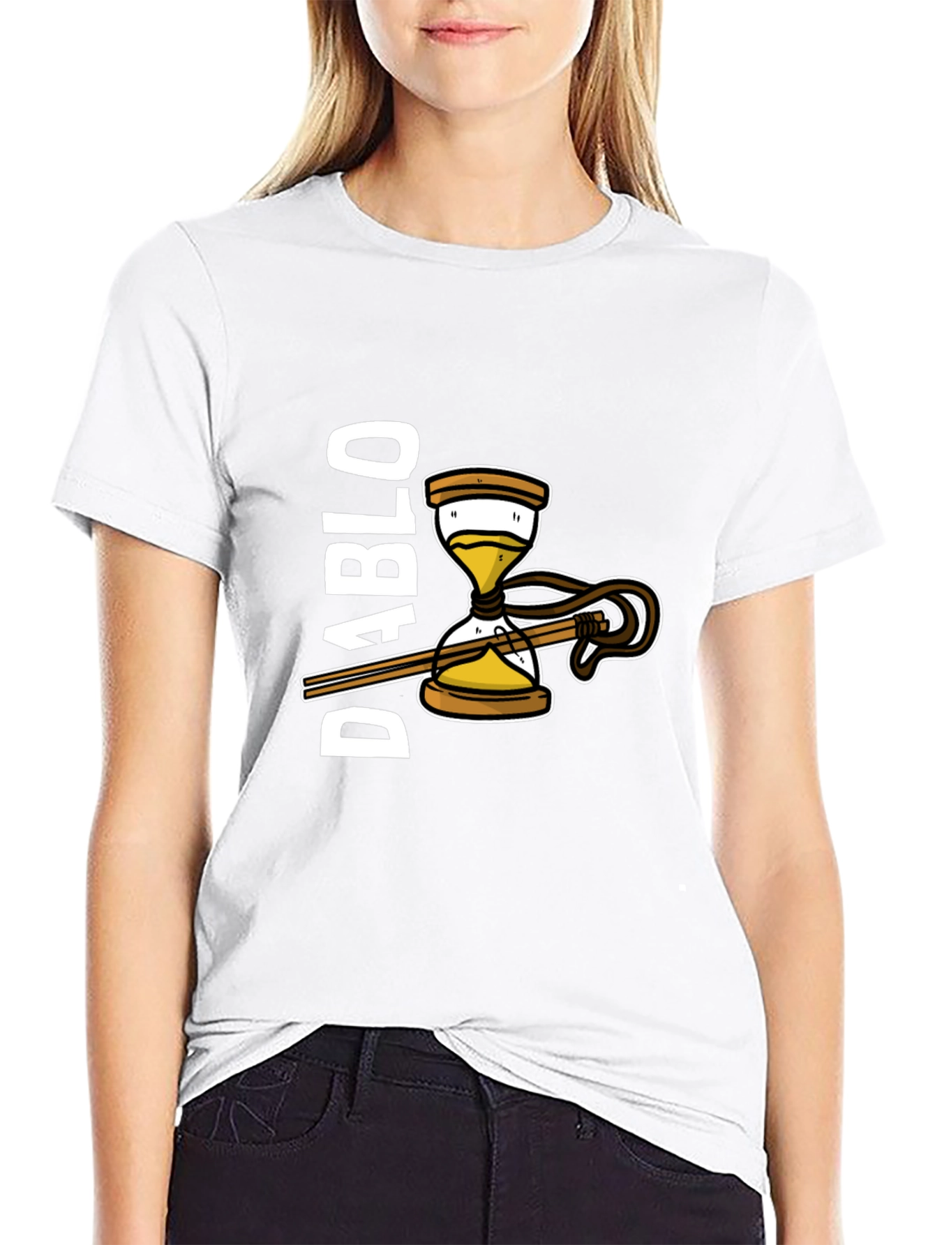 Diablo Hourglass Graphic T-Shirt - Stylish & Unique Tee