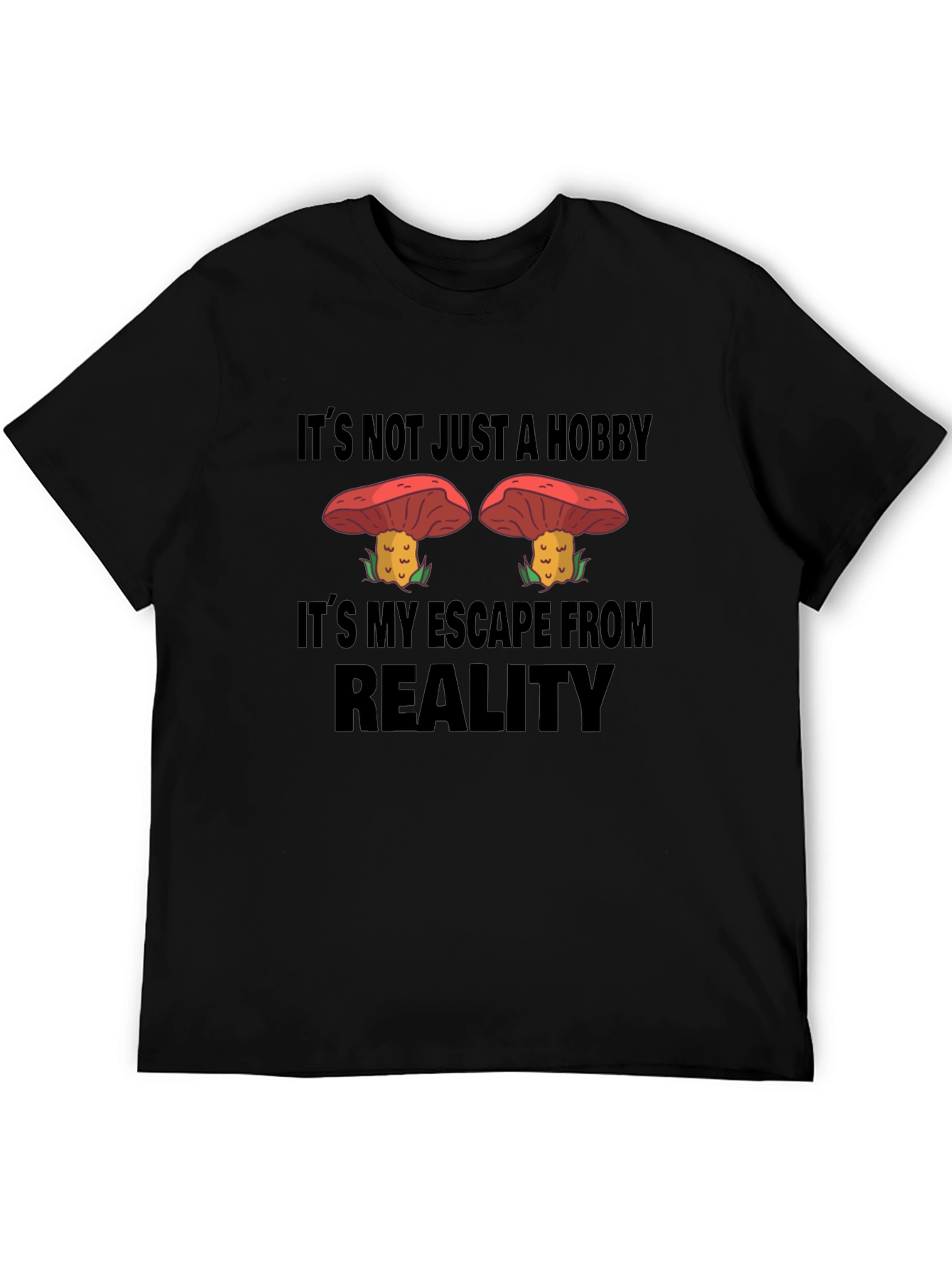 Mushroom Escape Reality Graphic T-Shirt