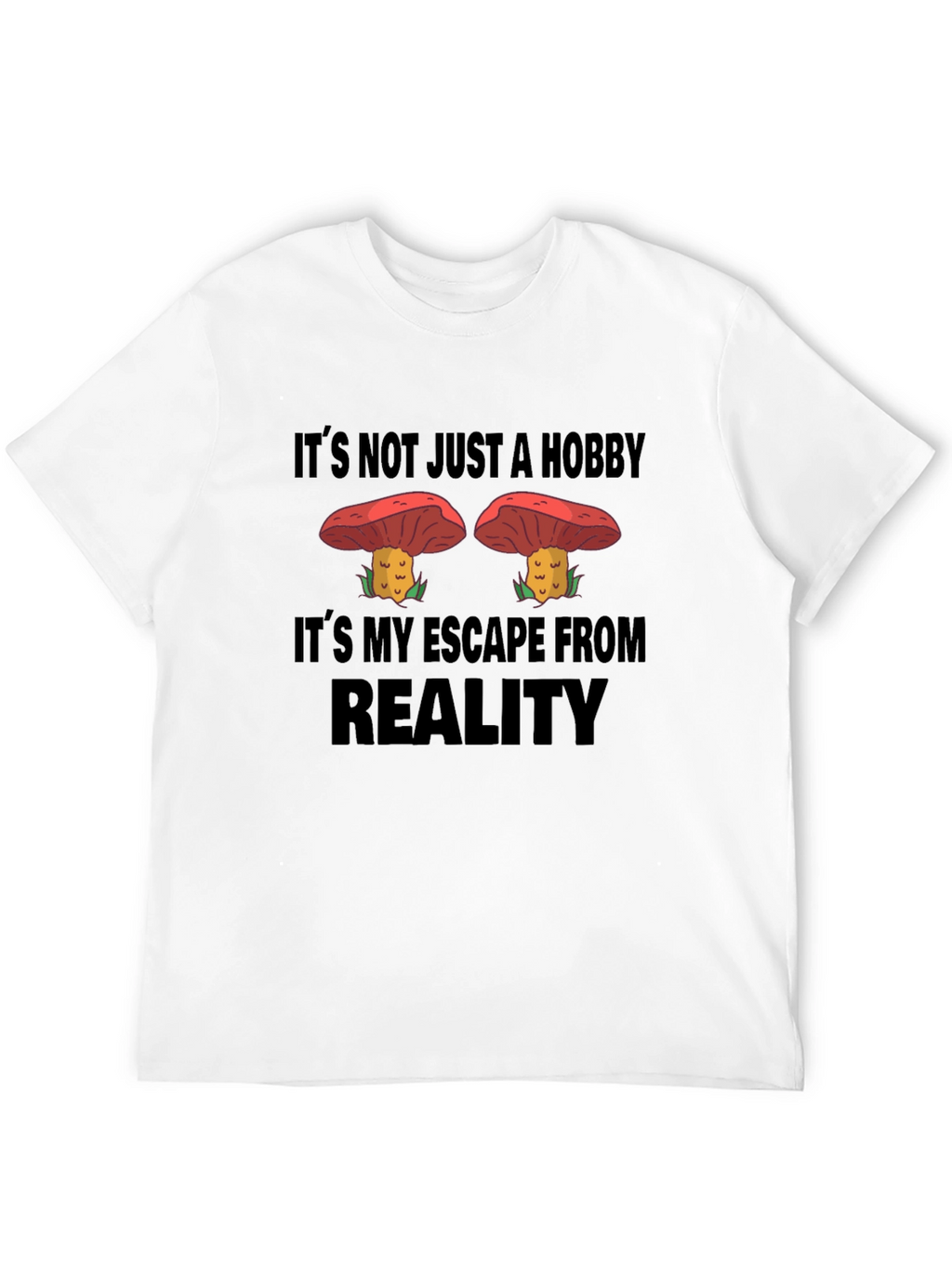 Mushroom Escape Reality Graphic T-Shirt