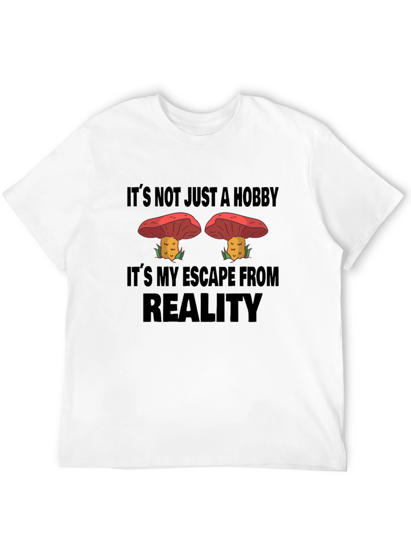 Mushroom Escape Reality Graphic T-Shirt
