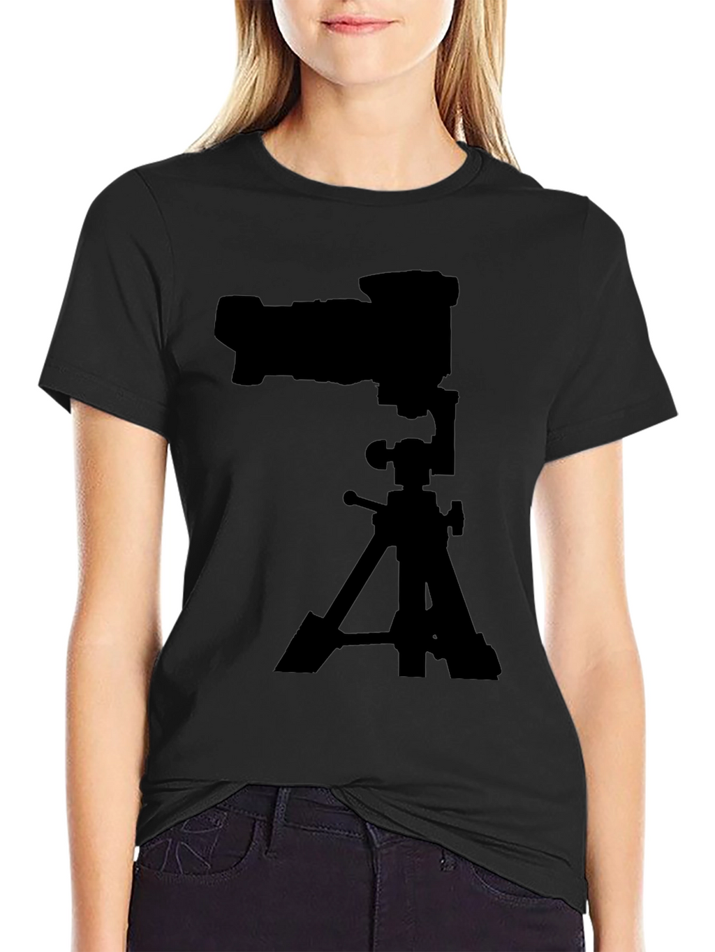 Photographers Camera Tripod Graphic T-Shirt