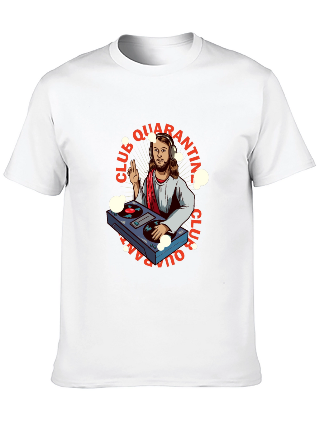 DJ Jesus Quarantine Club Black T-Shirt