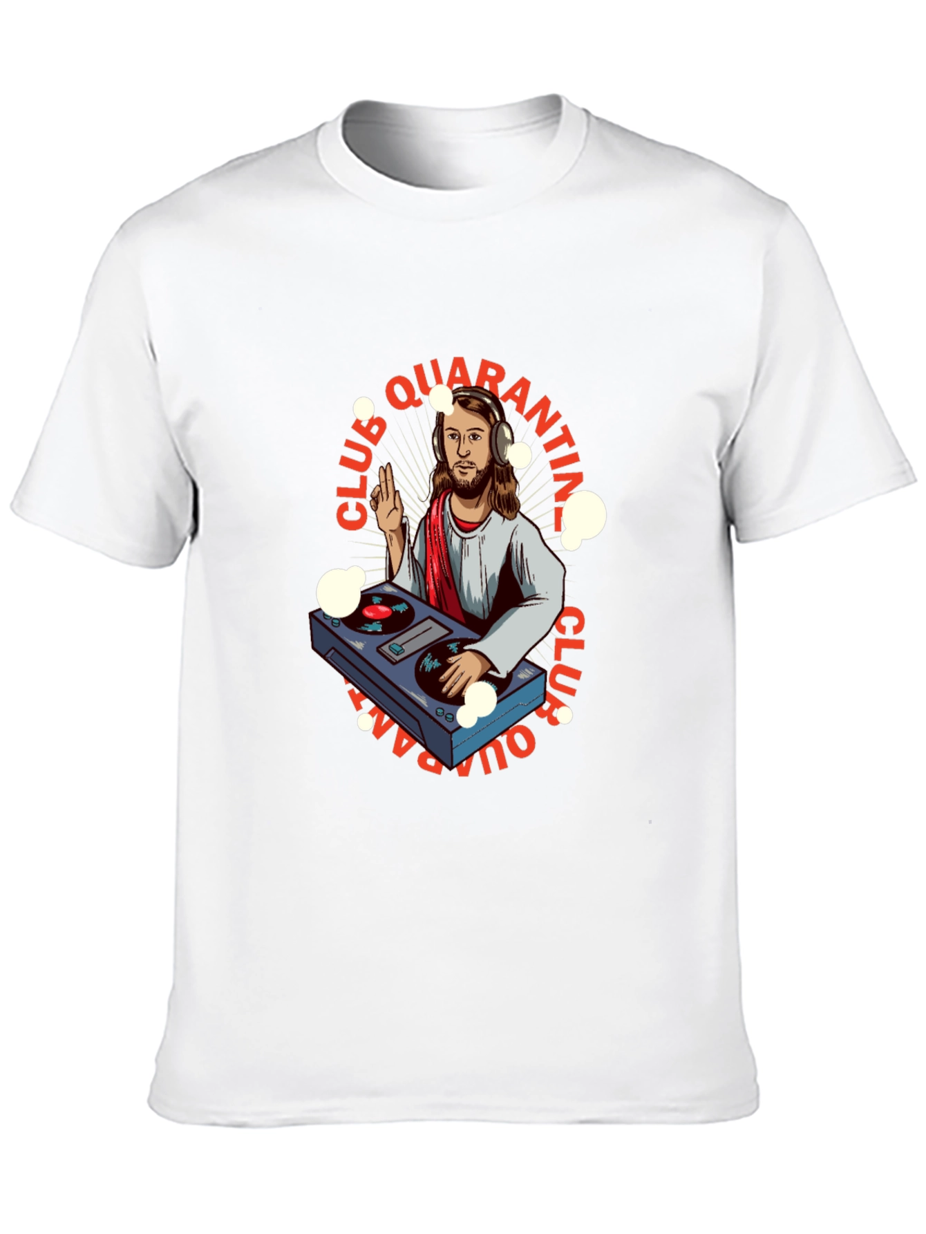 DJ Jesus Quarantine Club Black T-Shirt