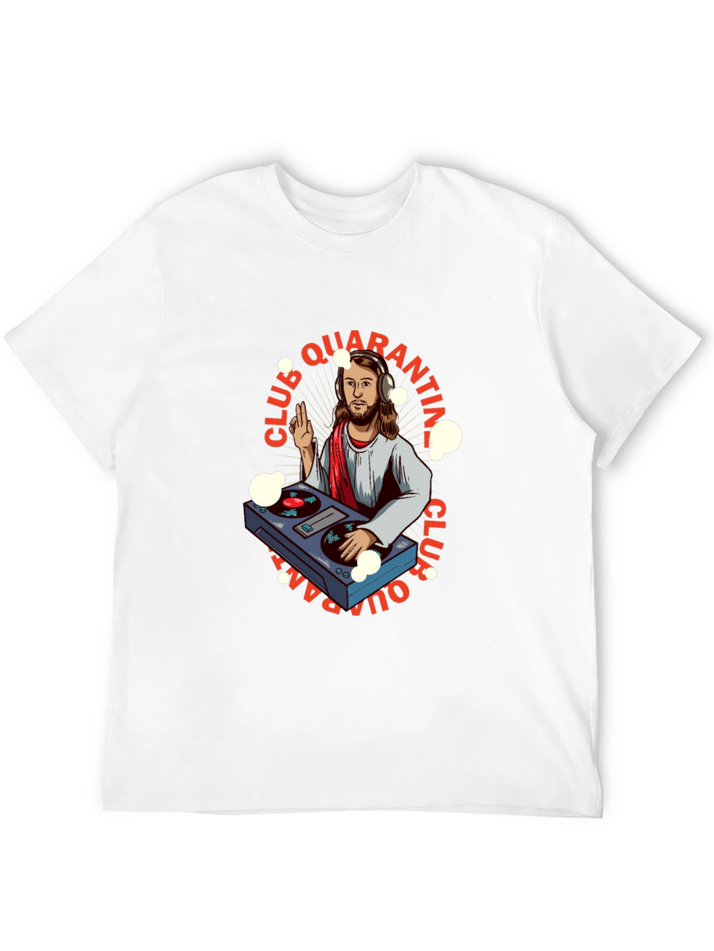 DJ Jesus Quarantine Club Black T-Shirt