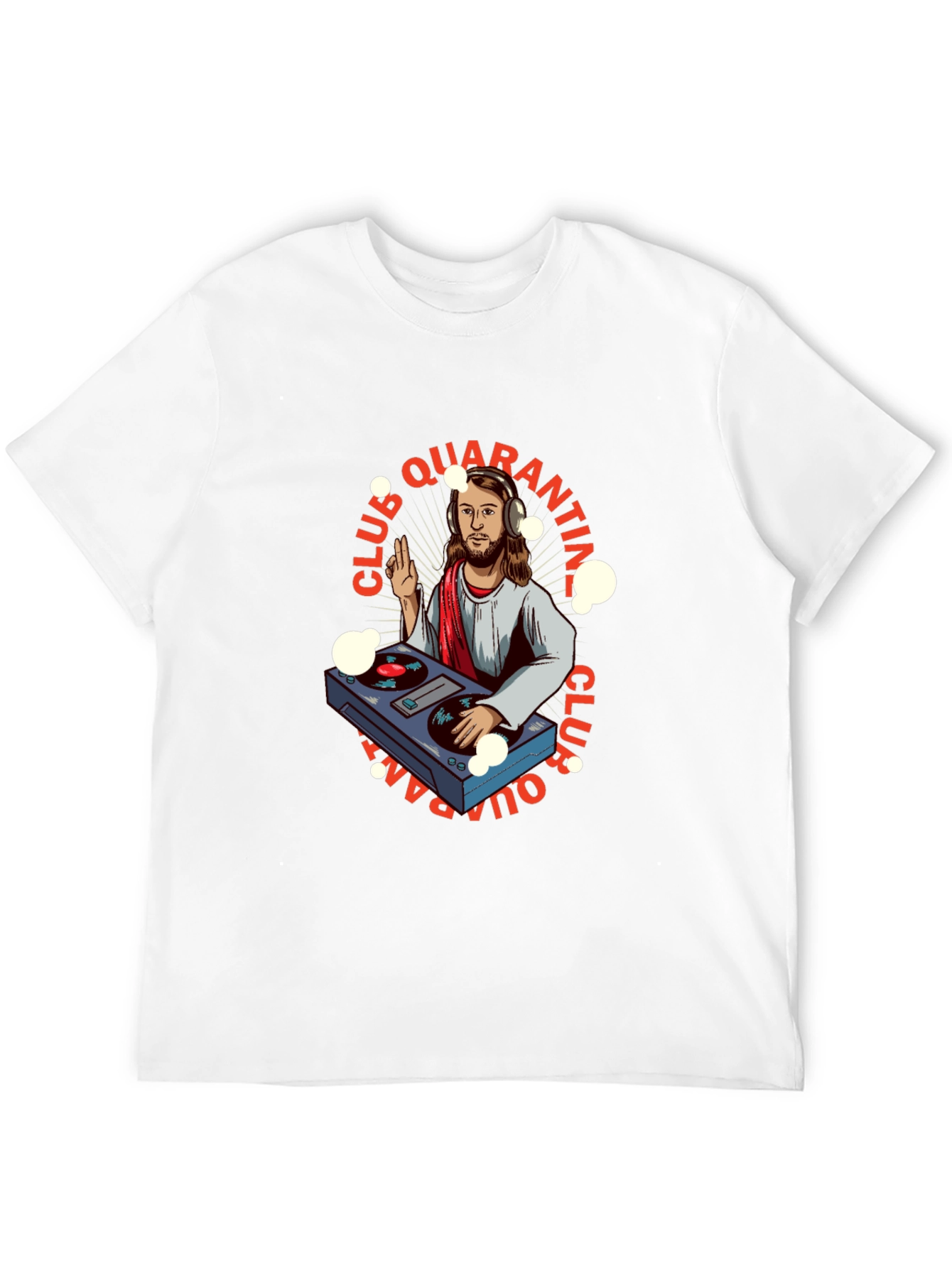 DJ Jesus Quarantine Club Black T-Shirt