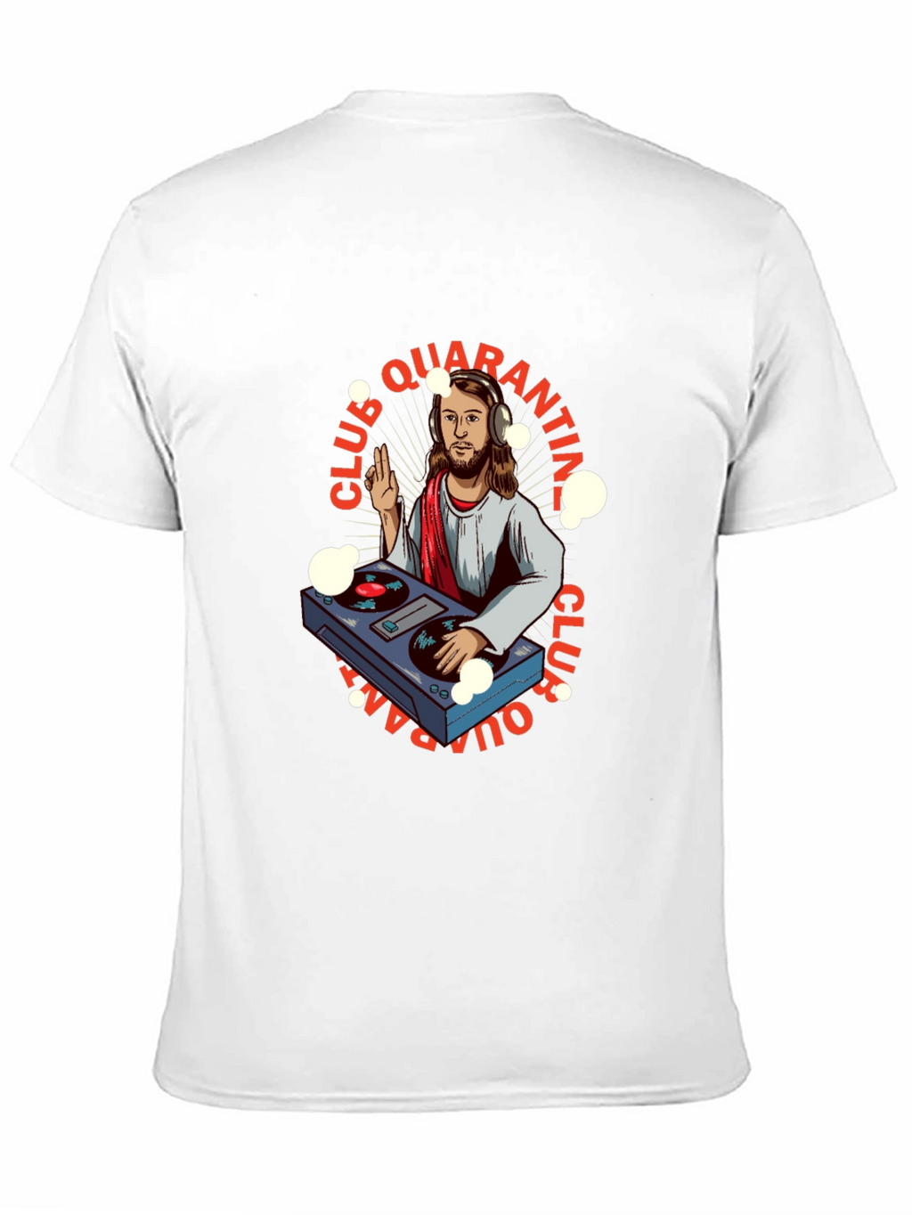 DJ Jesus Quarantine Club Black T-Shirt