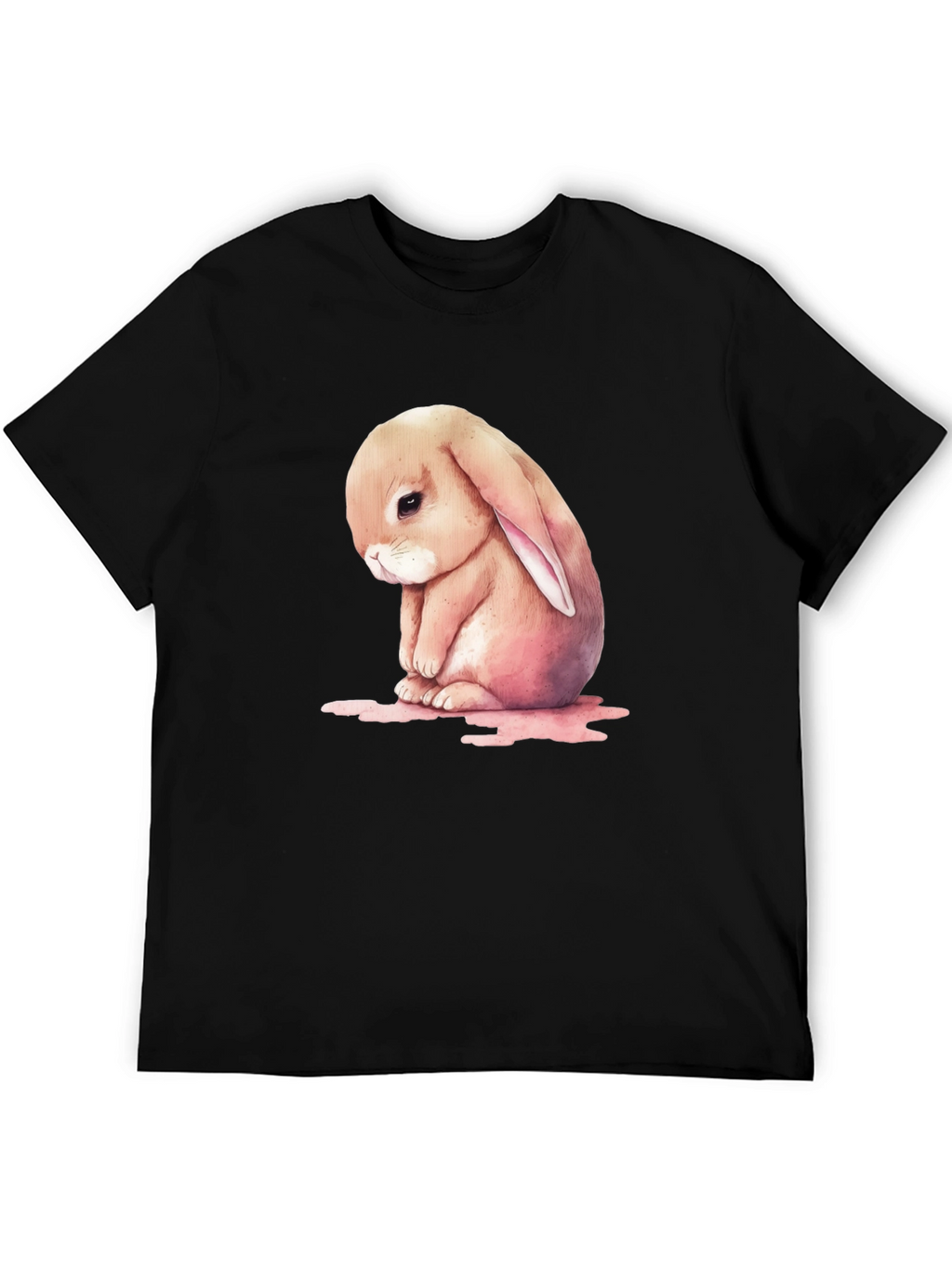 Sad Bunny Graphic T-Shirt - Cute and Comfy