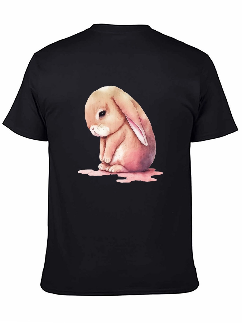 Sad Bunny Graphic T-Shirt - Cute and Comfy