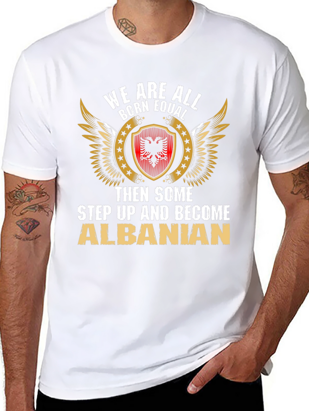 Albanian Pride Graphic T-Shirt