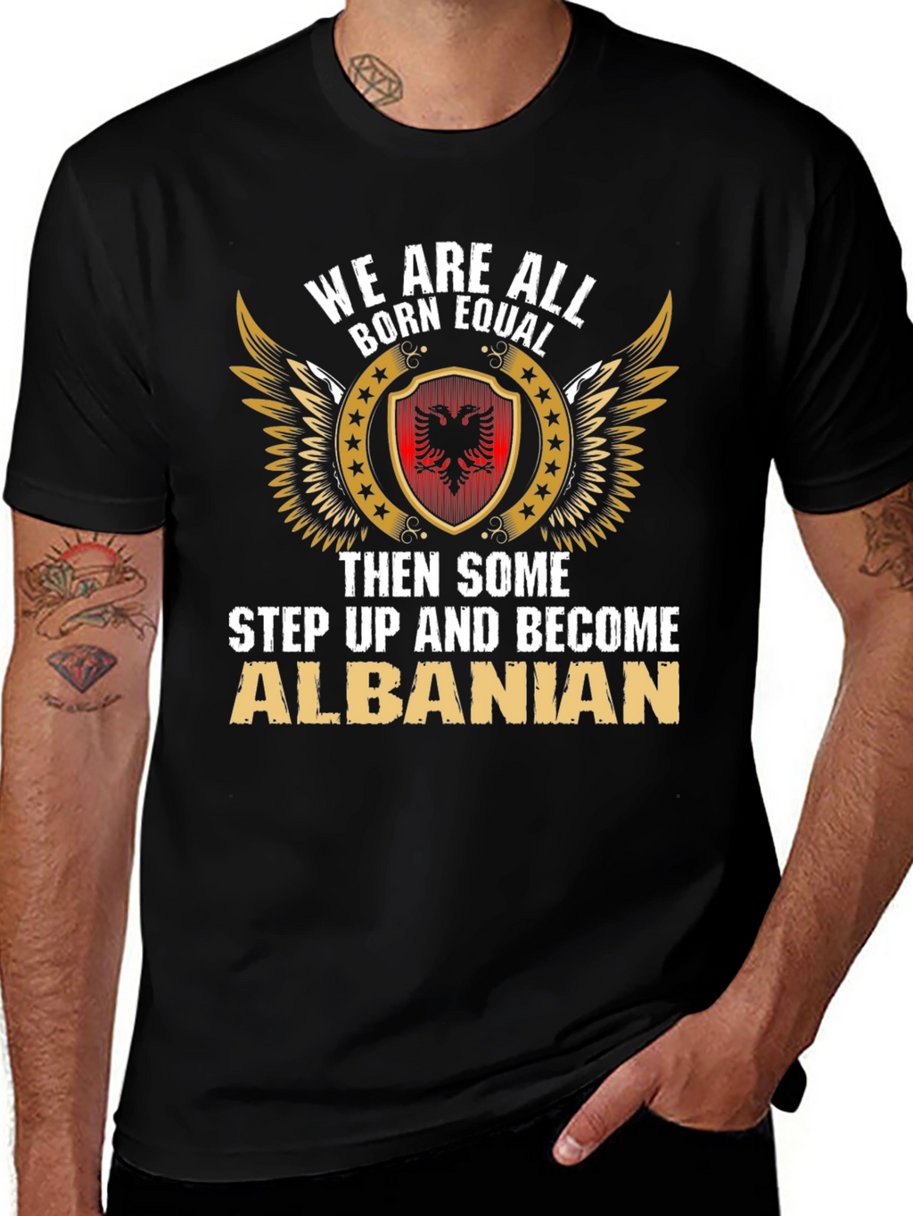 Albanian Pride Graphic T-Shirt