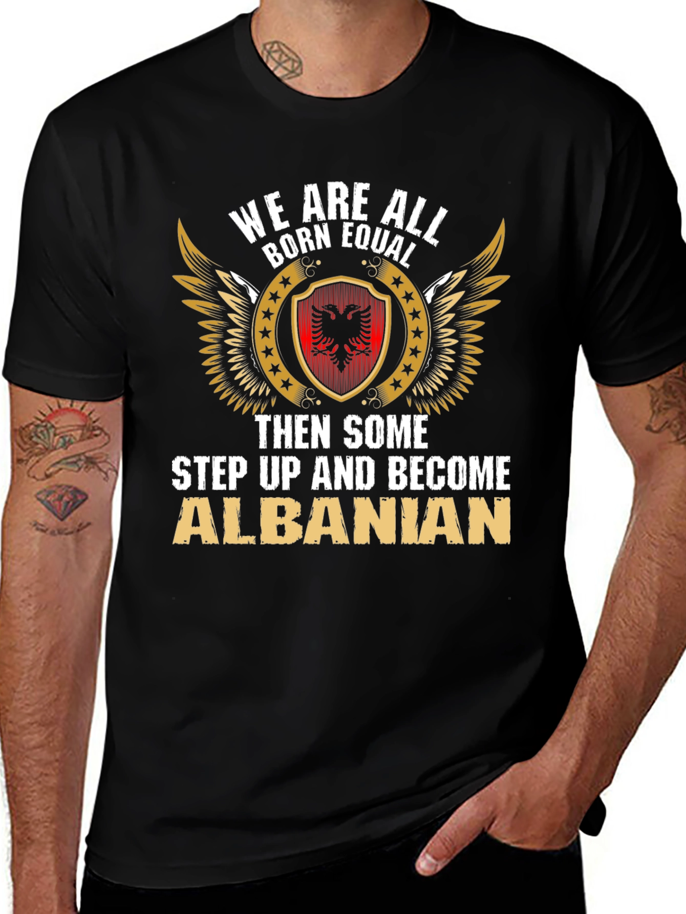 Albanian Pride Graphic T-Shirt