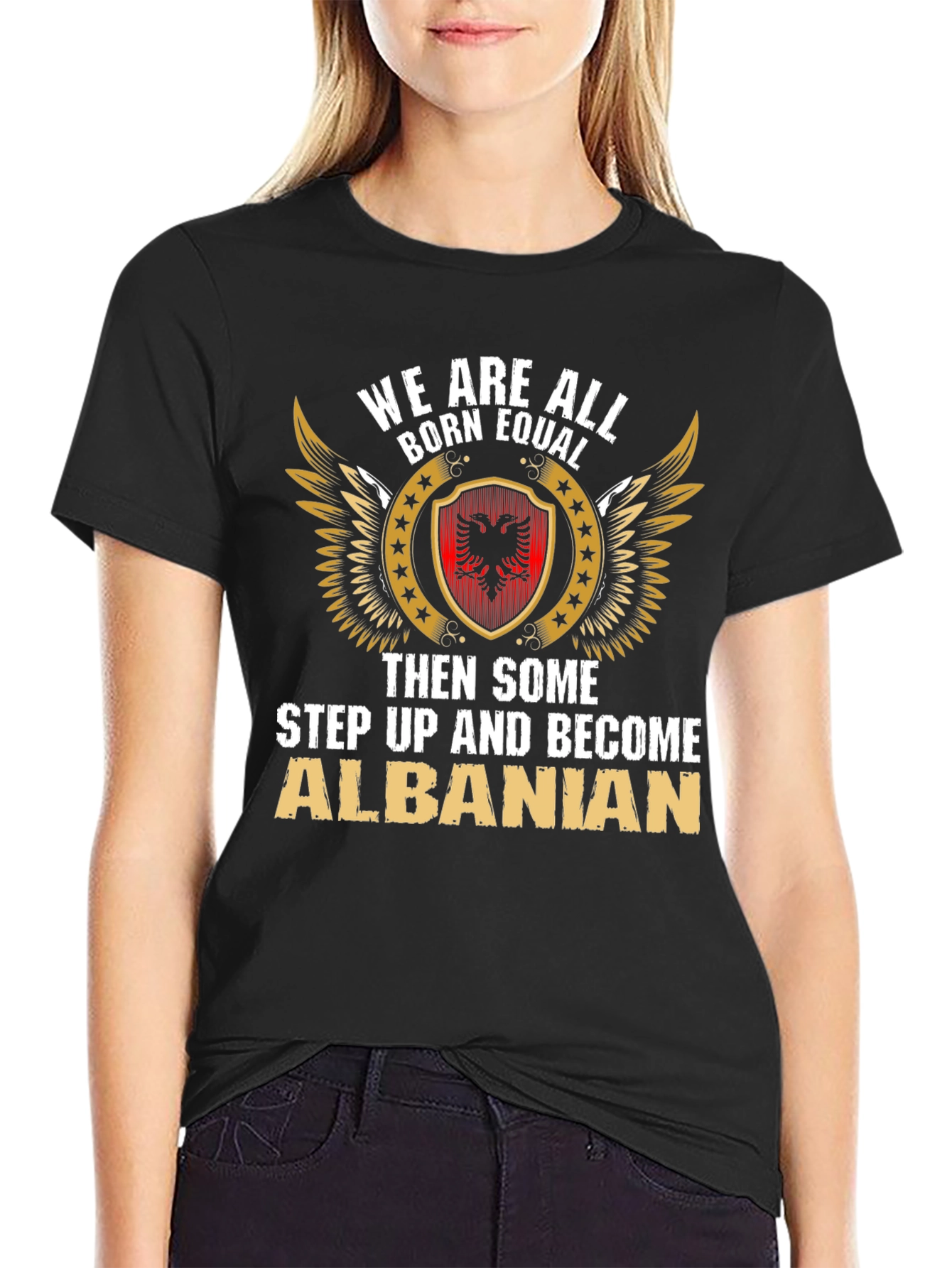 Albanian Pride Graphic T-Shirt