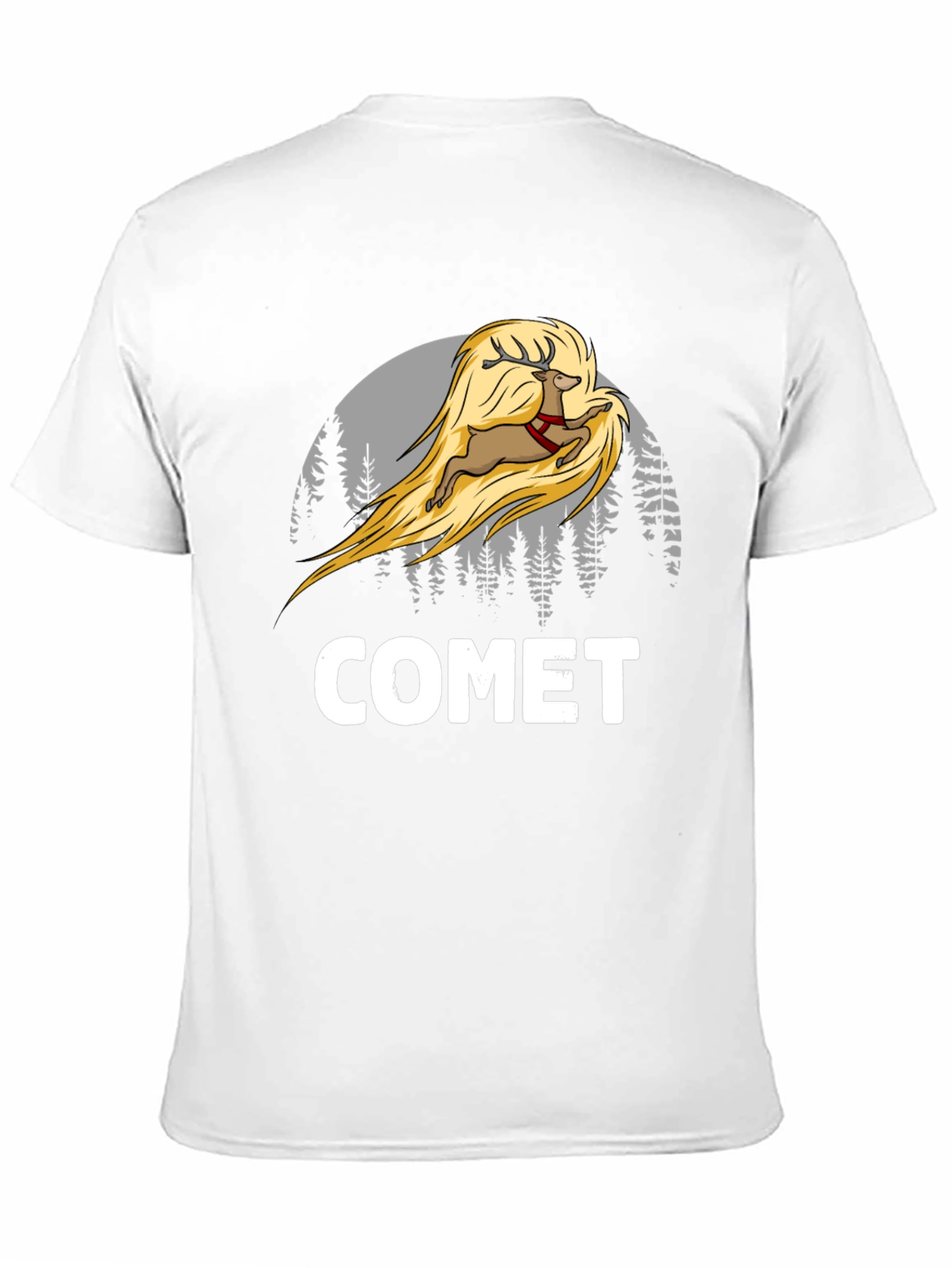 Comet Reindeer T-Shirt - Christmas Tee
