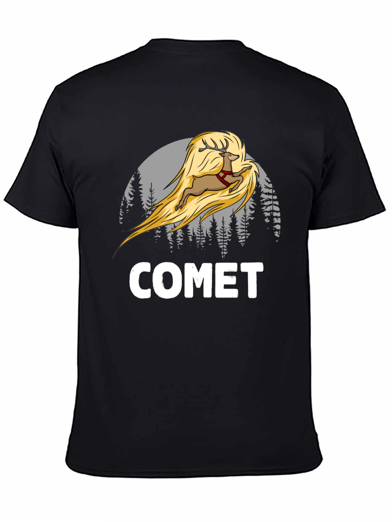 Comet Reindeer T-Shirt - Christmas Tee