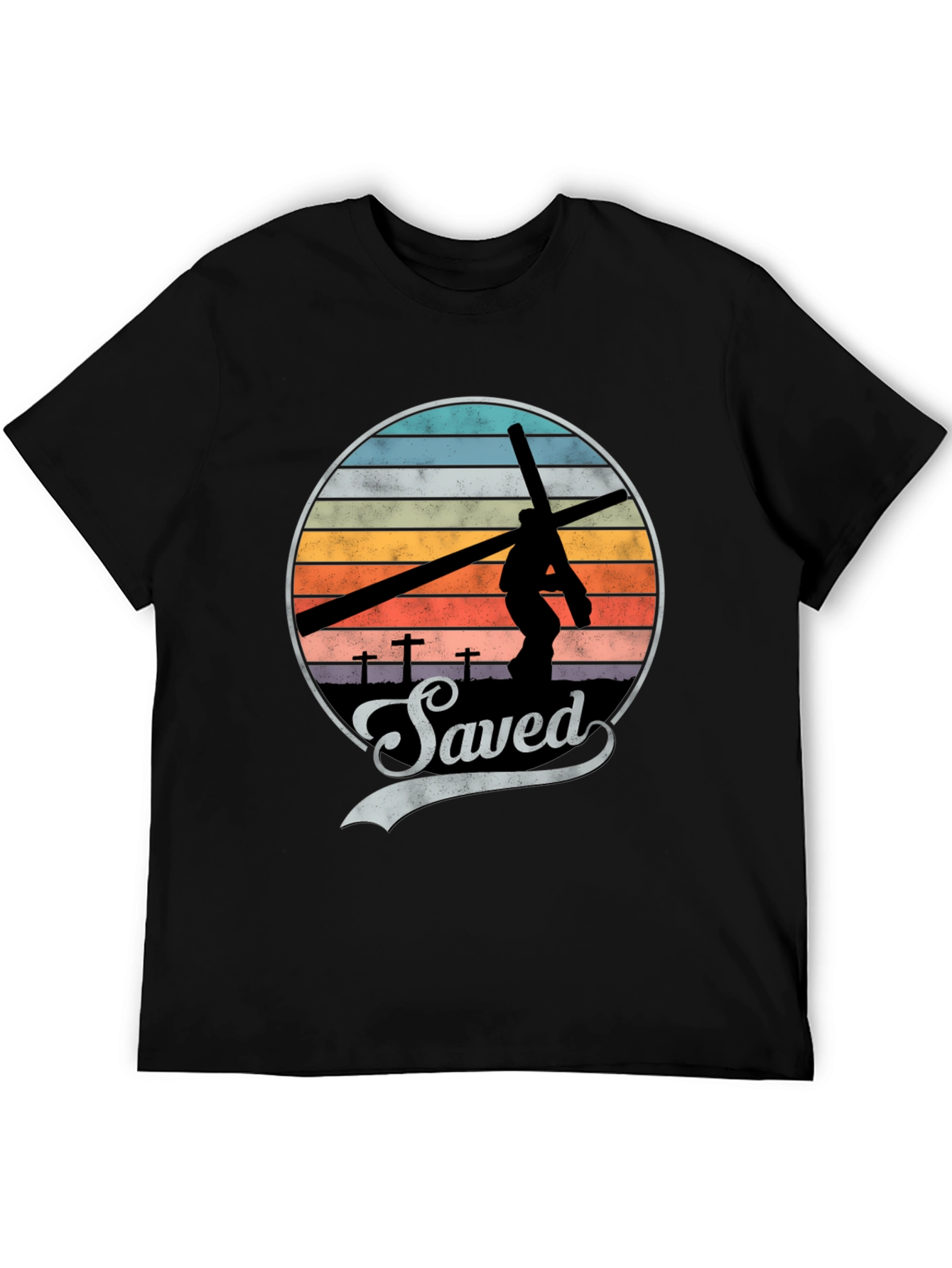 Saved Graphic Tee - Vintage Style Christian T-Shirt
