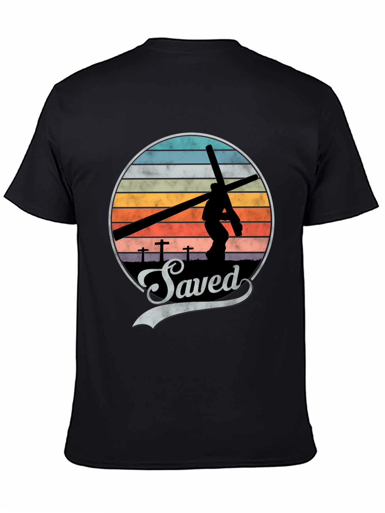 Saved Graphic Tee - Vintage Style Christian T-Shirt