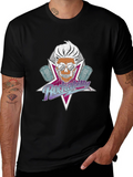 Rockabilly Skull Graphic T-Shirt