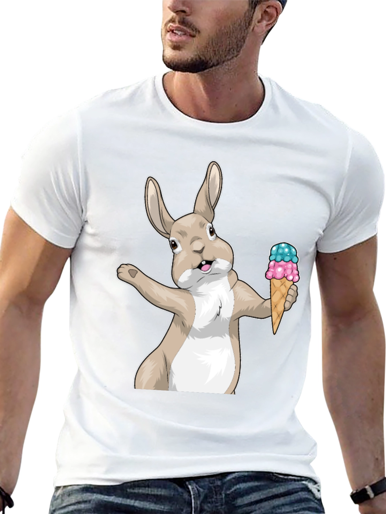 Bunny Ice Cream Graphic Tee