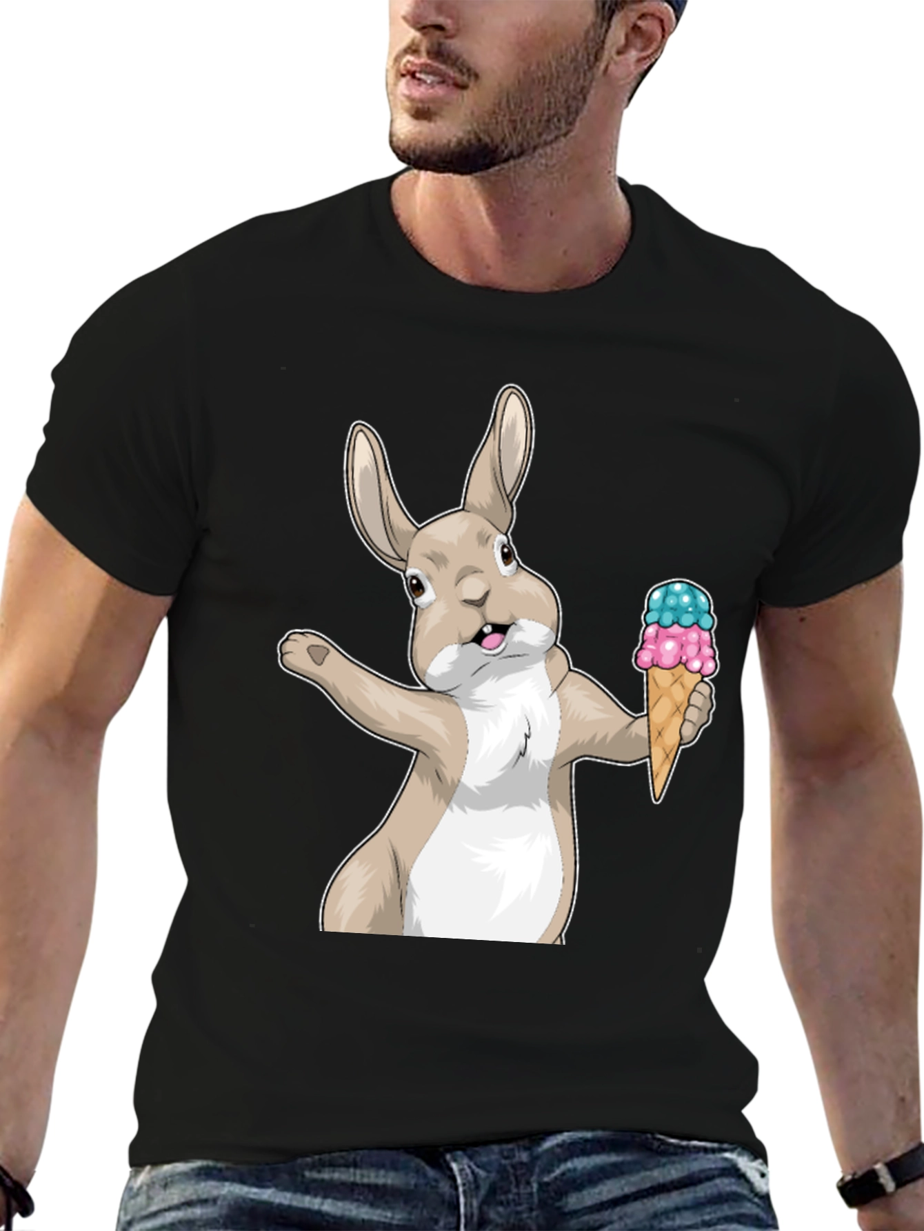 Bunny Ice Cream Graphic Tee