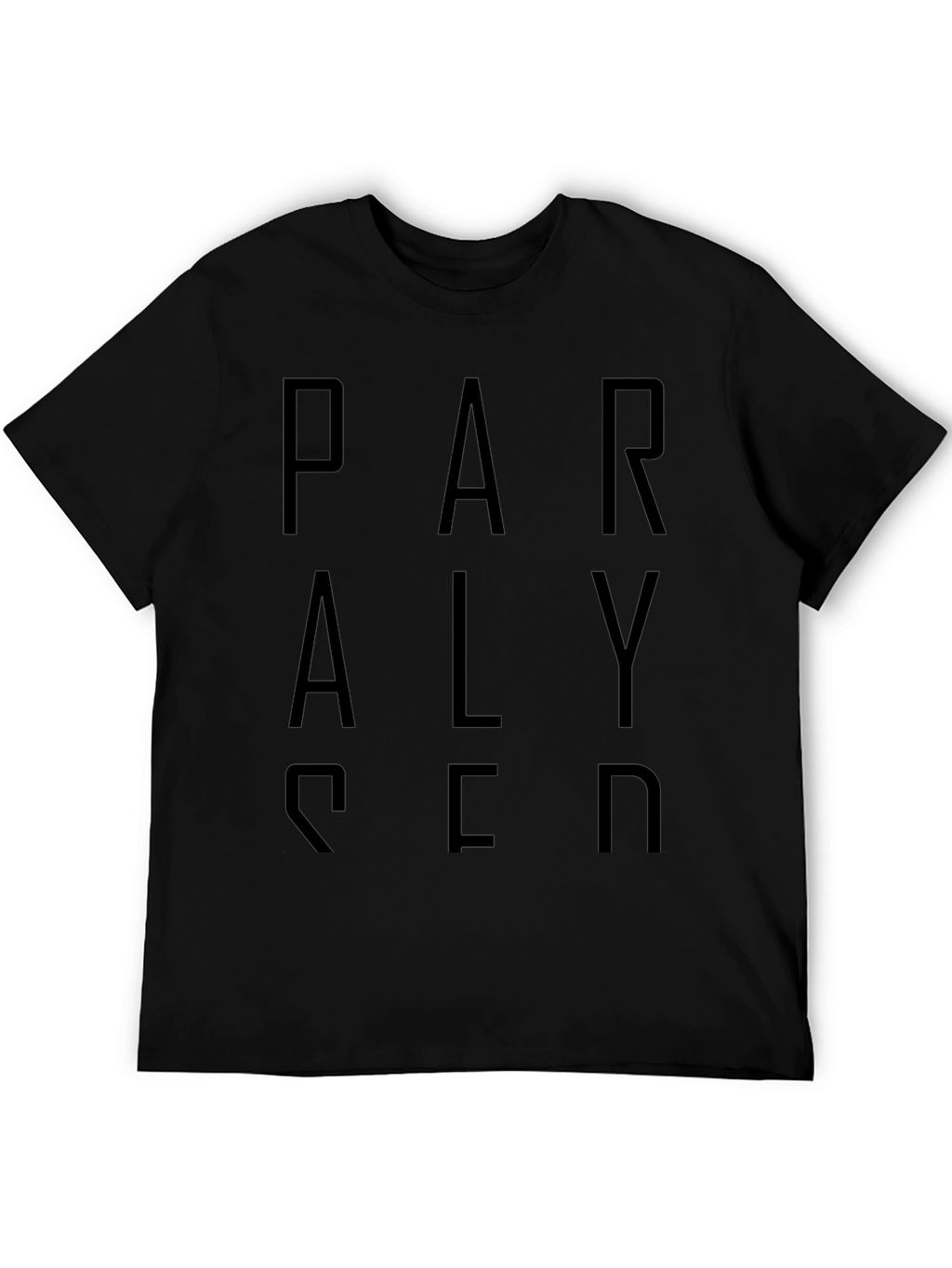 Paralysed Graphic Black T-Shirt