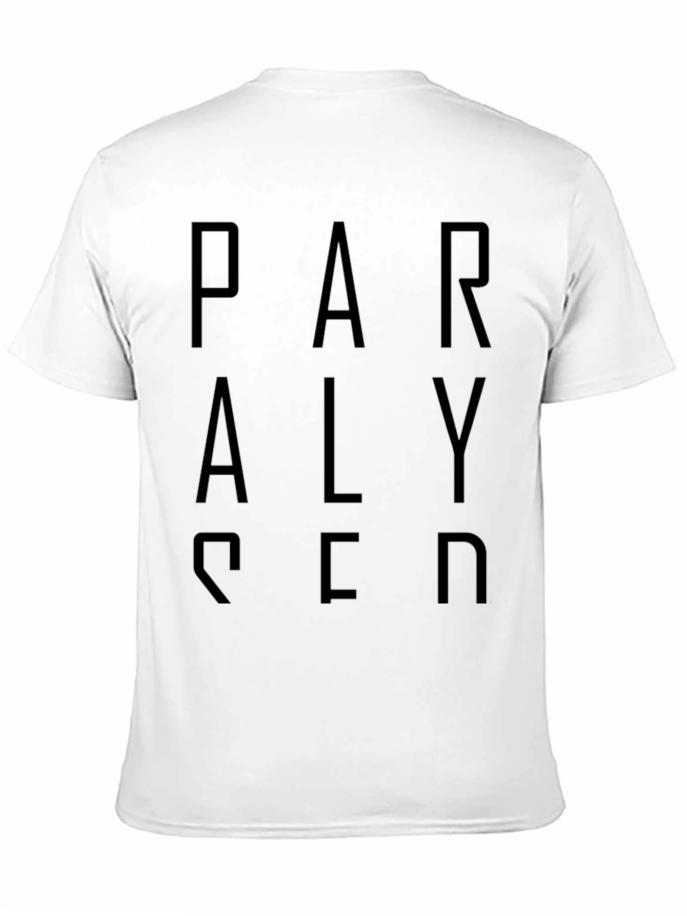 Paralysed Graphic Black T-Shirt