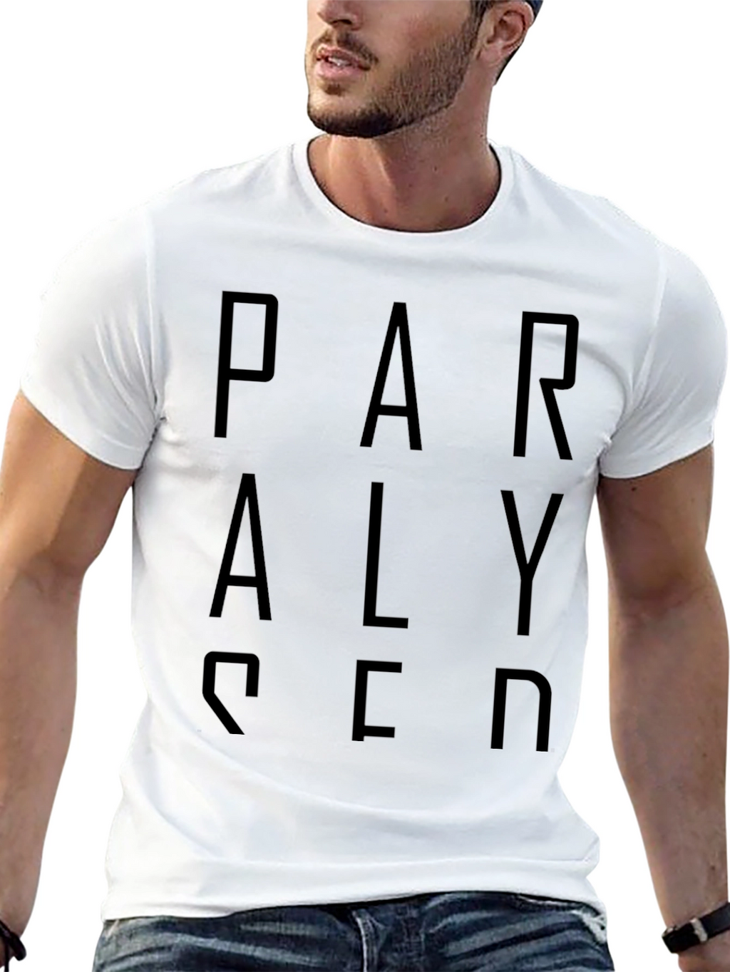 Paralysed Graphic Black T-Shirt