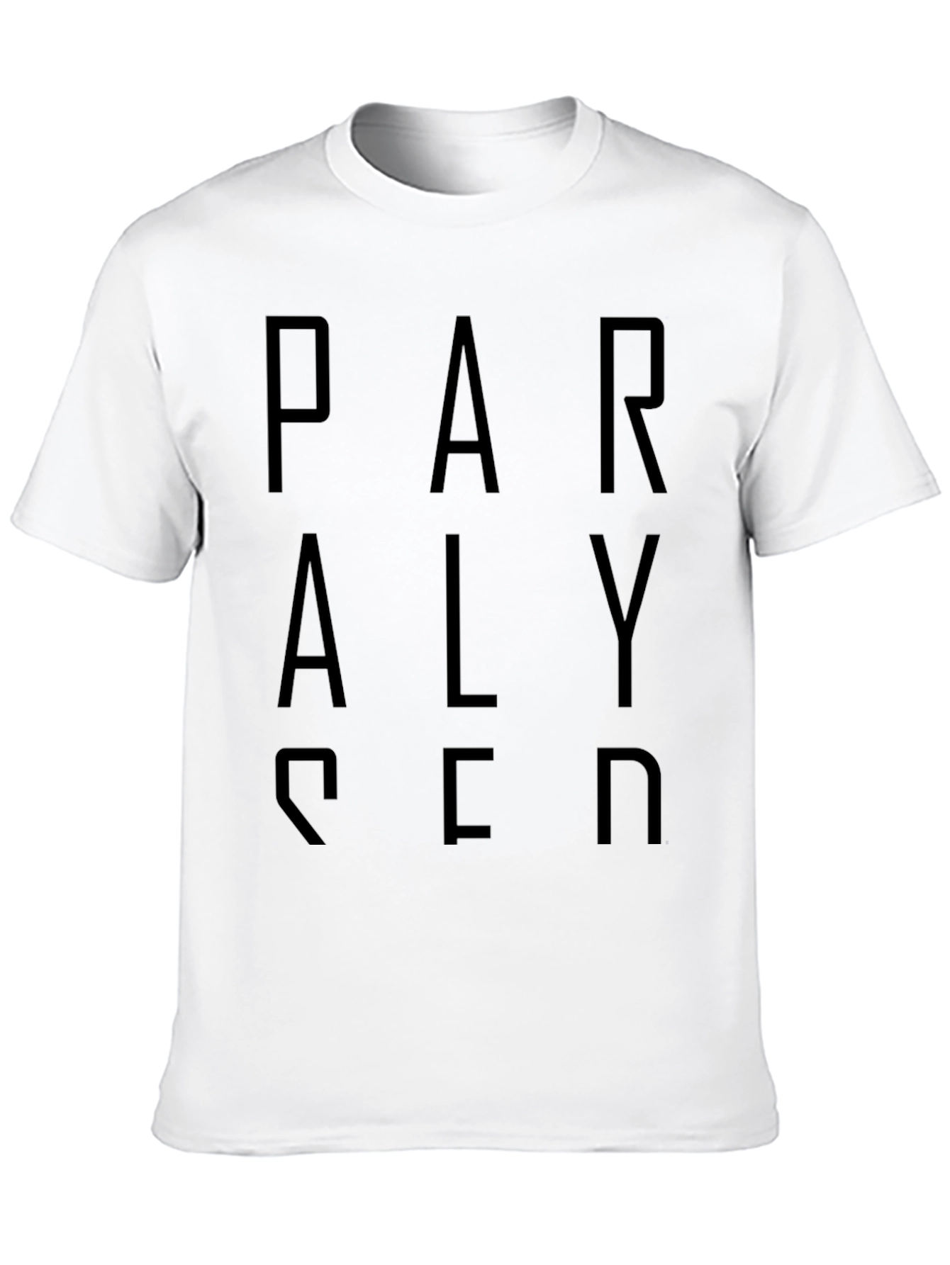Paralysed Graphic Black T-Shirt