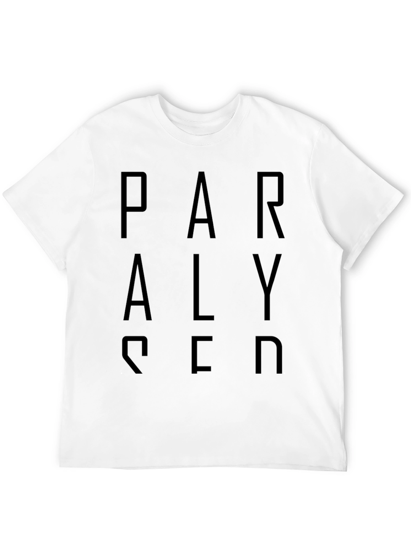 Paralysed Graphic Black T-Shirt