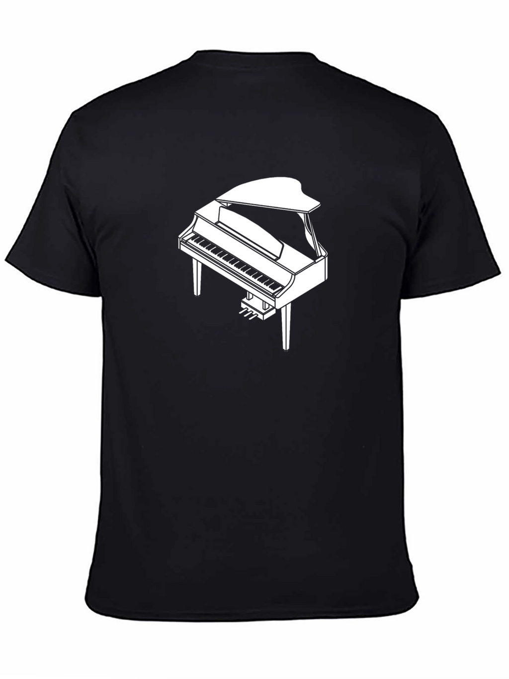 Piano Graphic Black T-Shirt