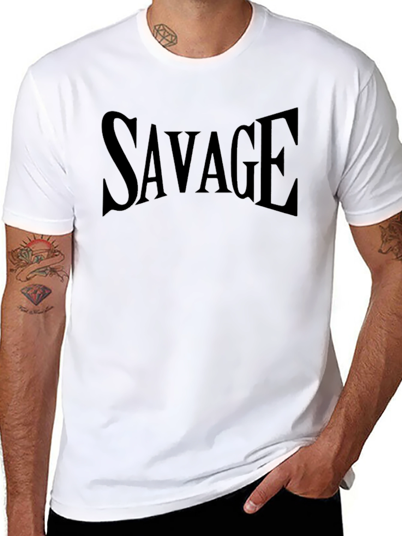 Savage T-Shirt Black Graphic Tee