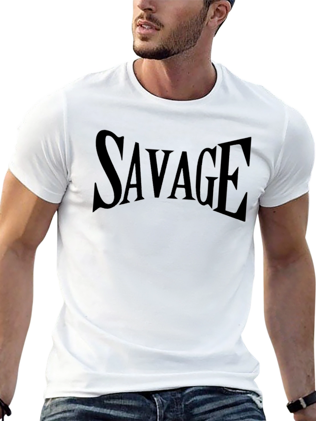 Savage T-Shirt Black Graphic Tee