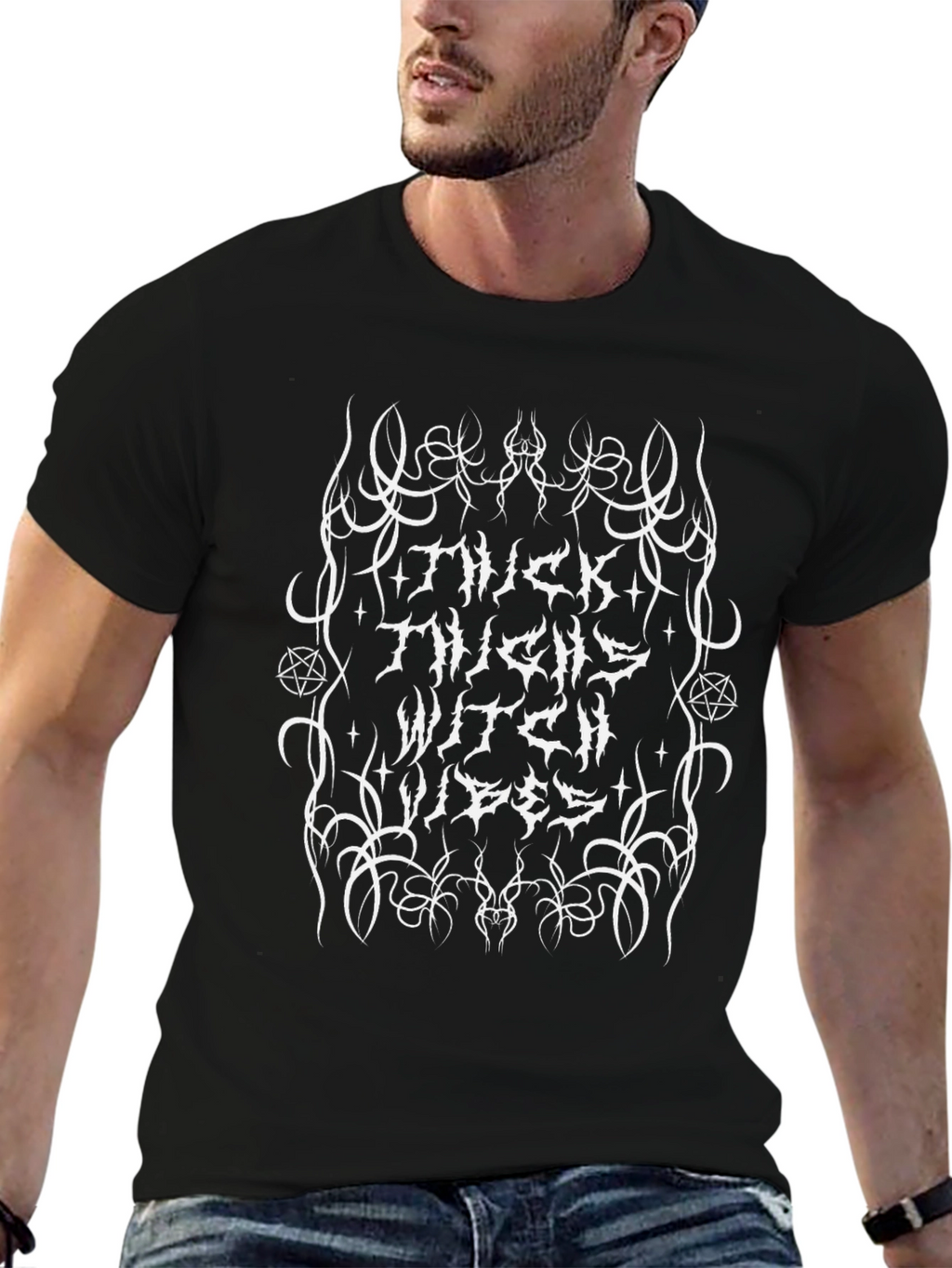 Thick Thighs Witch Vibes Graphic Tee