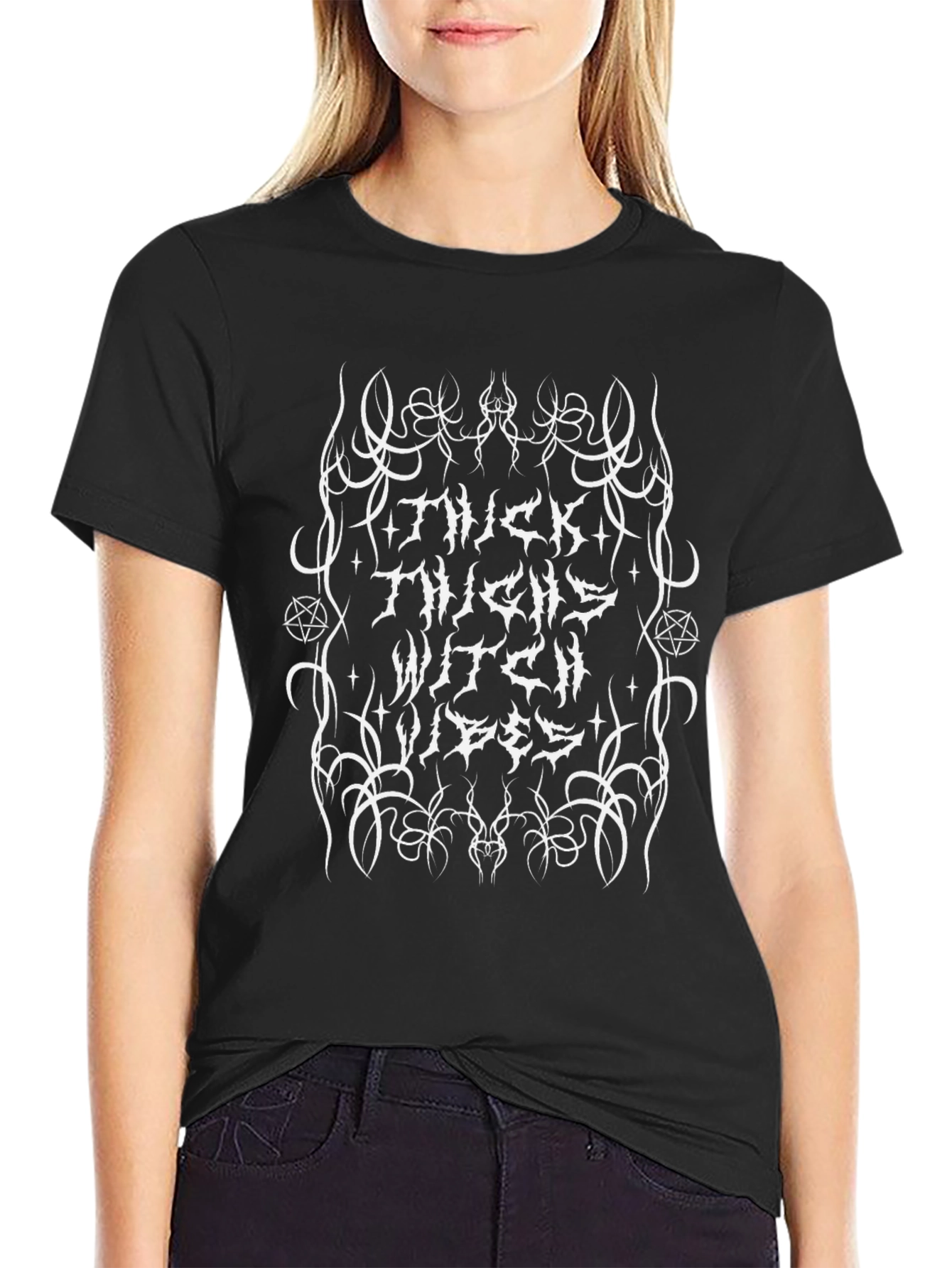 Thick Thighs Witch Vibes Graphic Tee