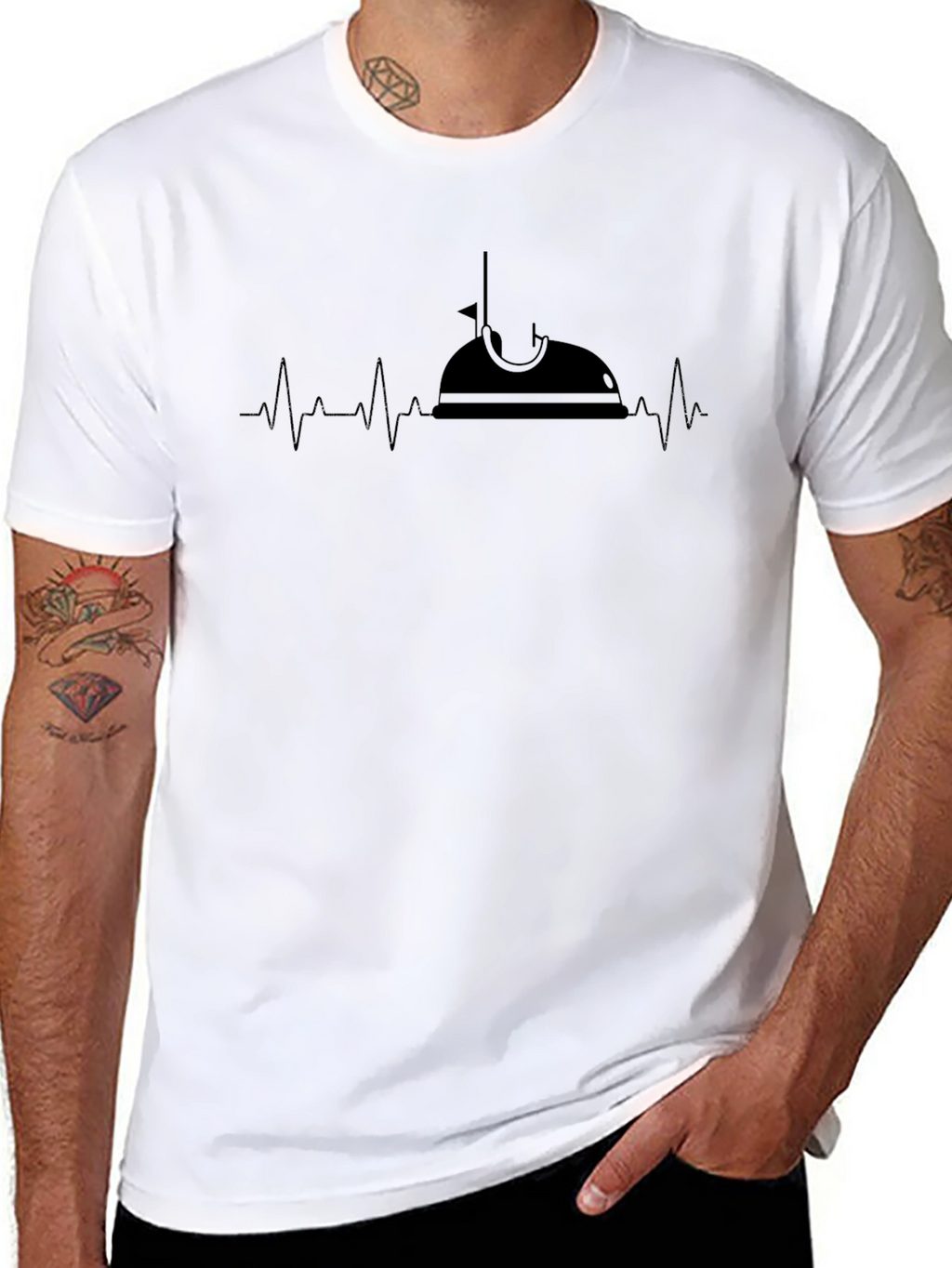 Bumper Car Heartbeat T-Shirt