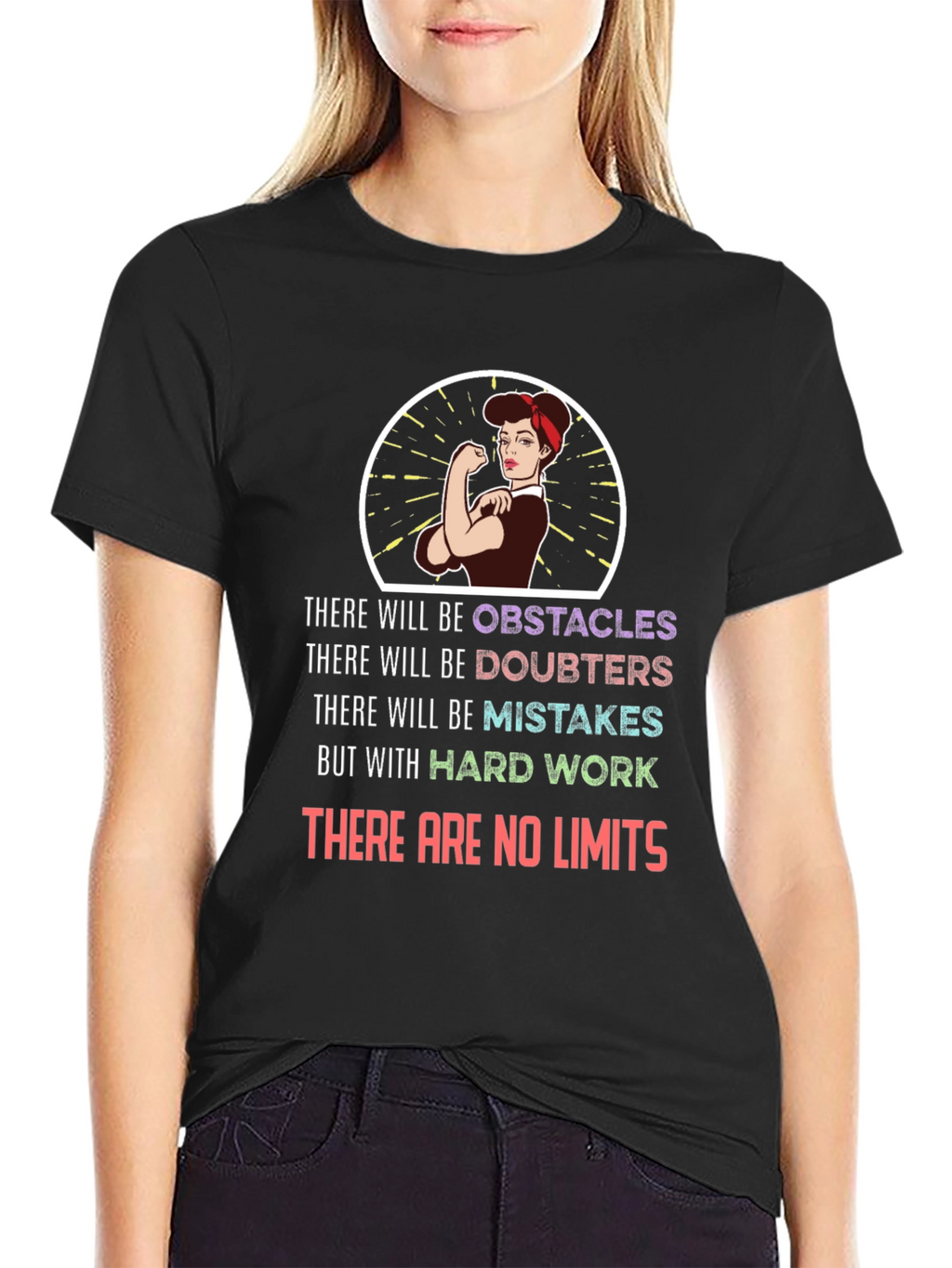 Empowering Womens Graphic T-Shirt - No Limits