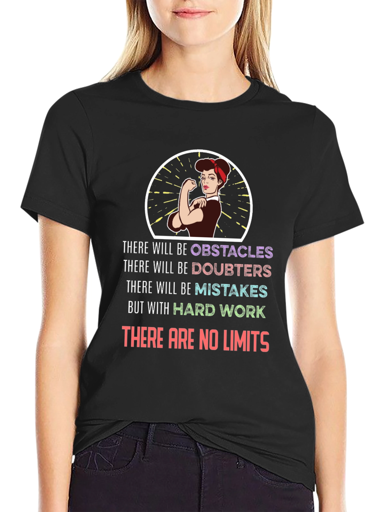 Empowering Womens Graphic T-Shirt - No Limits