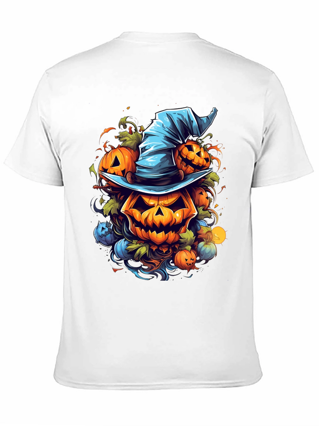Halloween Pumpkin Witch Hat T-Shirt