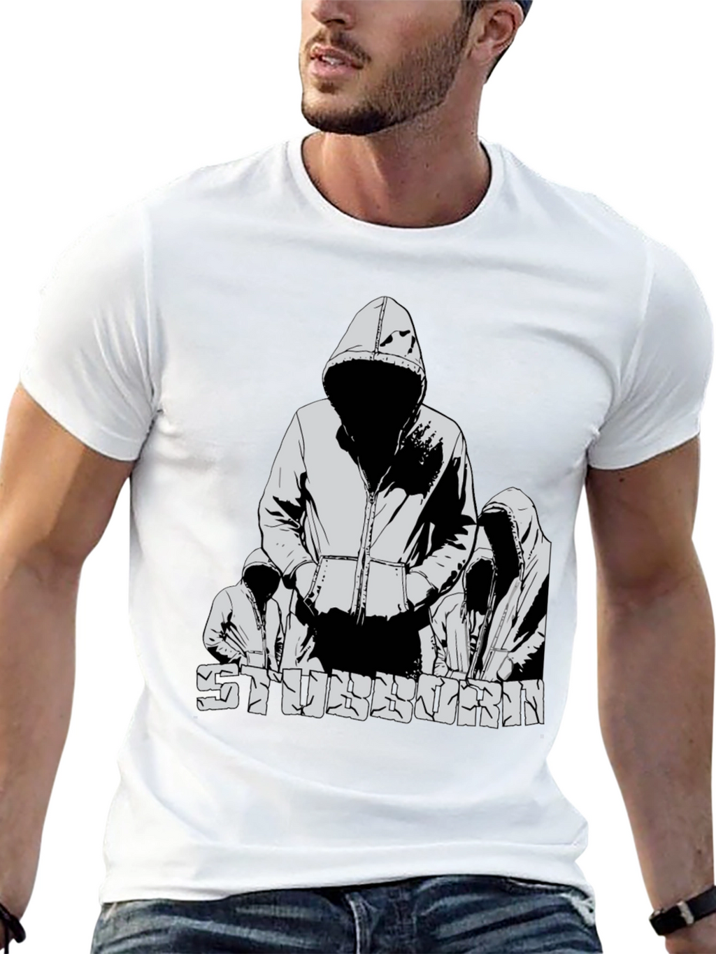 Stubborn Graphic T-Shirt - Black