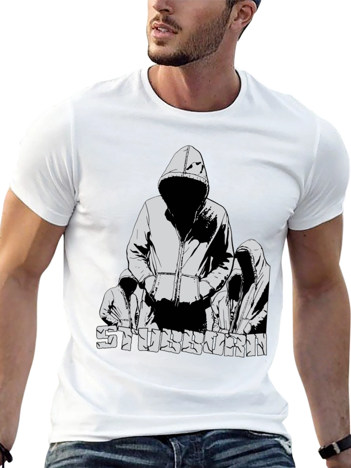 Stubborn Graphic T-Shirt - Black