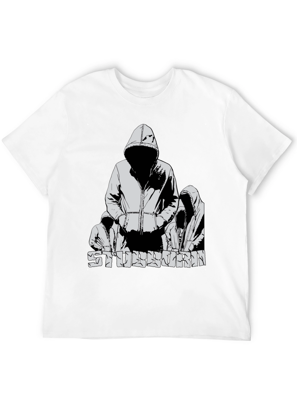 Stubborn Graphic T-Shirt - Black