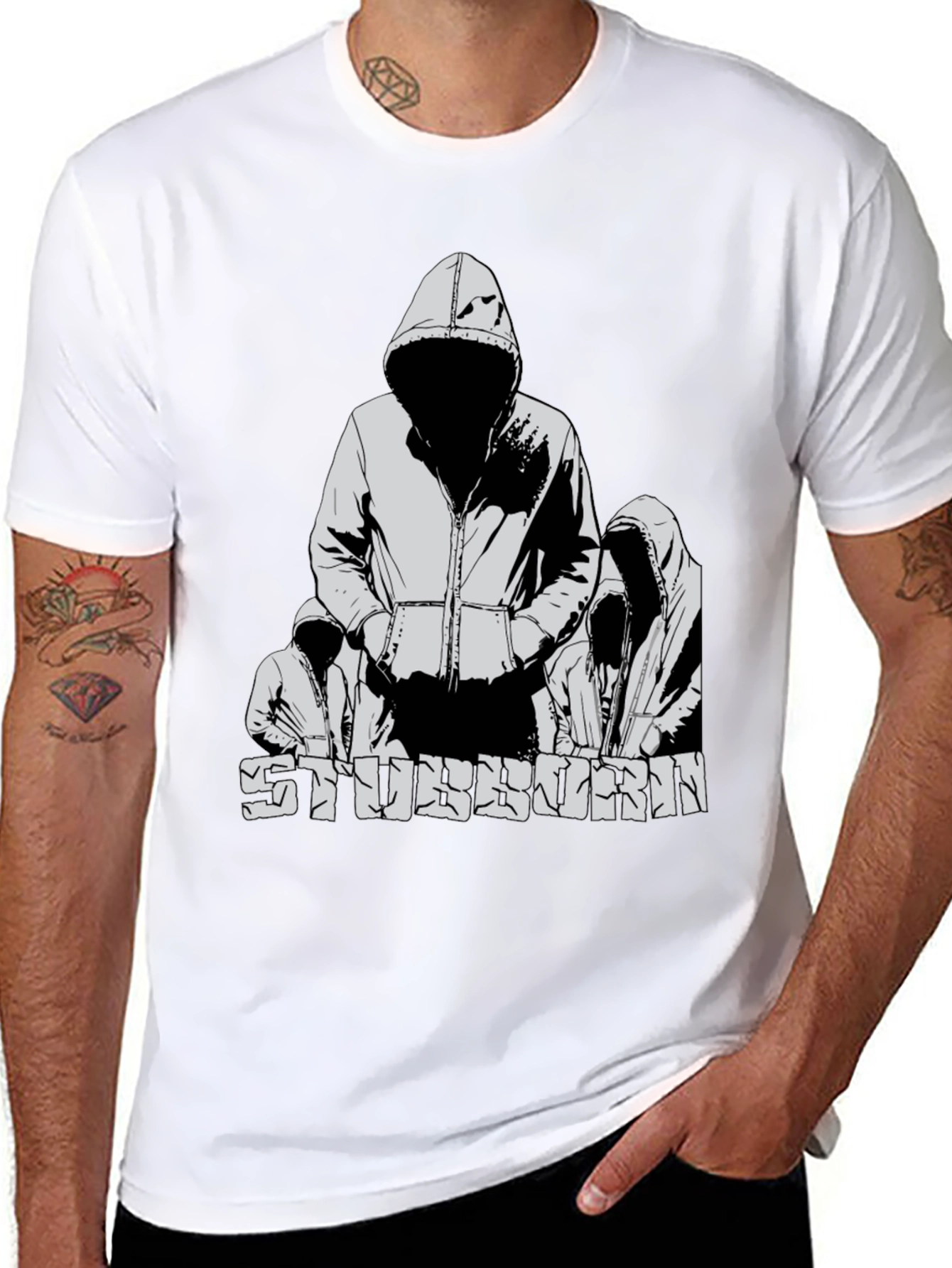 Stubborn Graphic T-Shirt - Black