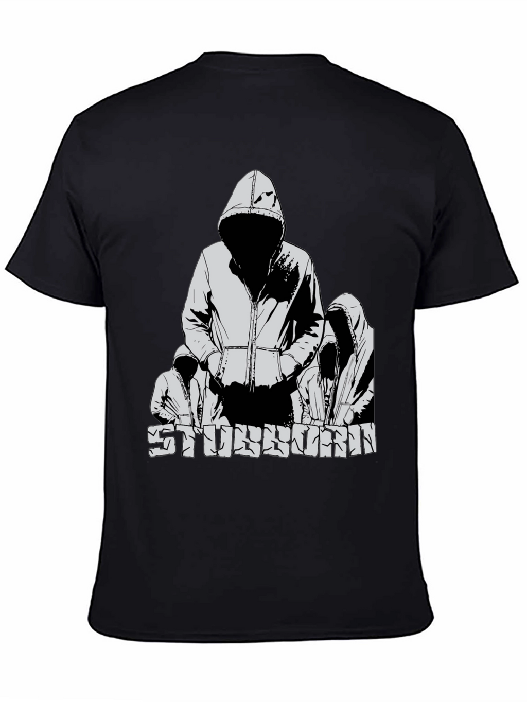 Stubborn Graphic T-Shirt - Black