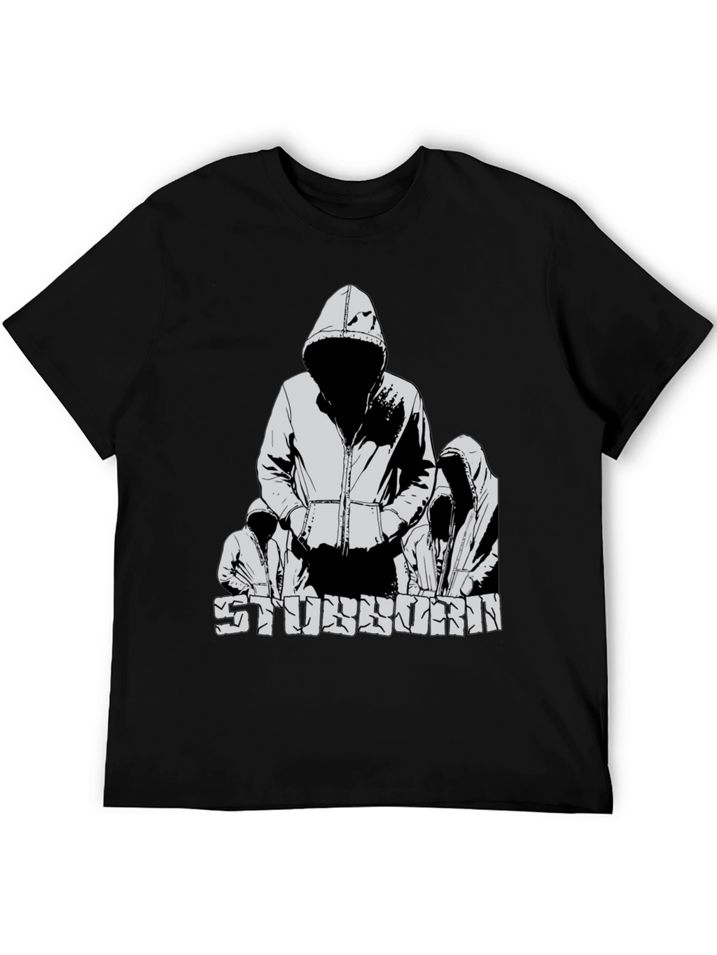 Stubborn Graphic T-Shirt - Black