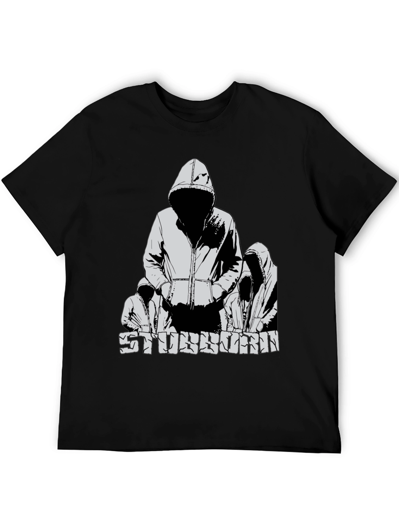 Stubborn Graphic T-Shirt - Black